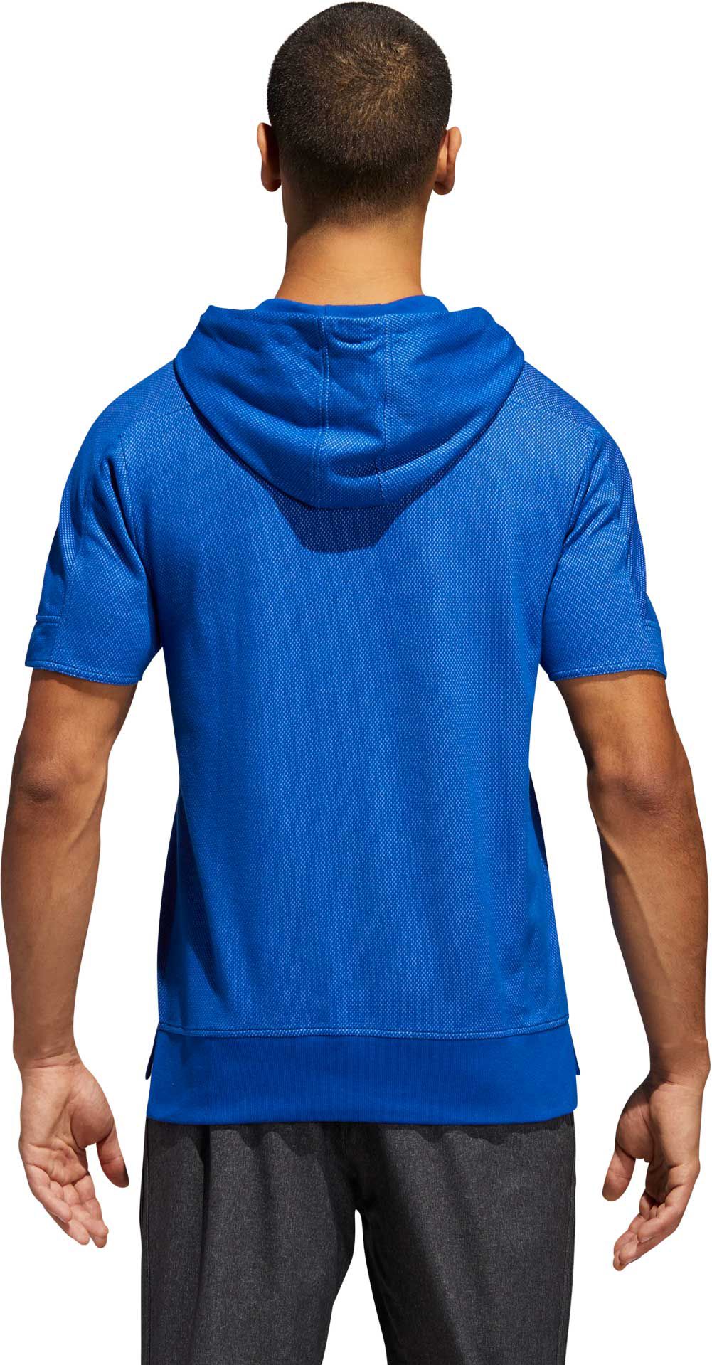 adidas Men's Sport ID Short Sleeve Hooded Pullover product image
