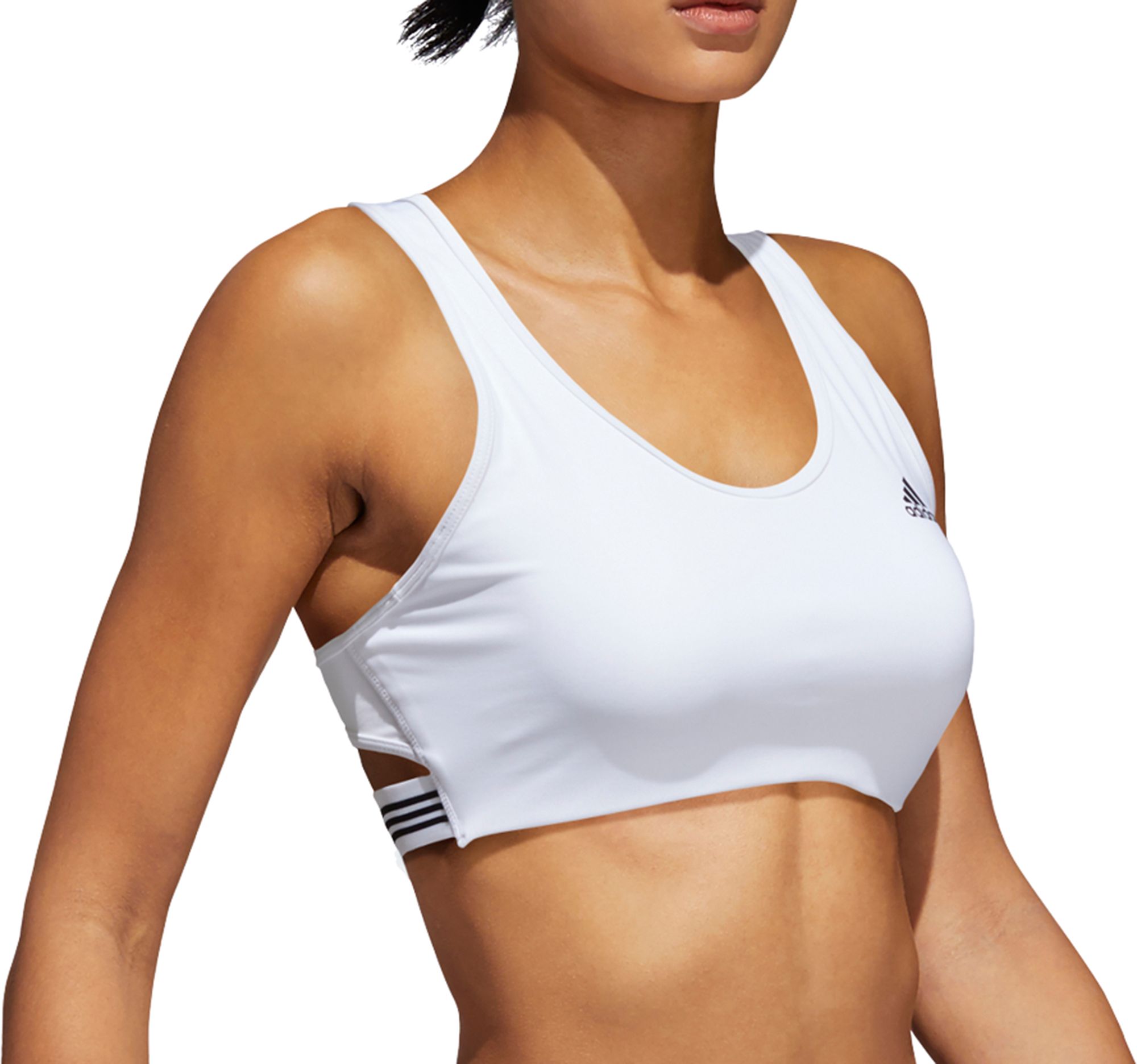 adidas Women's On Lock 3-Stripe Sports Bra product image