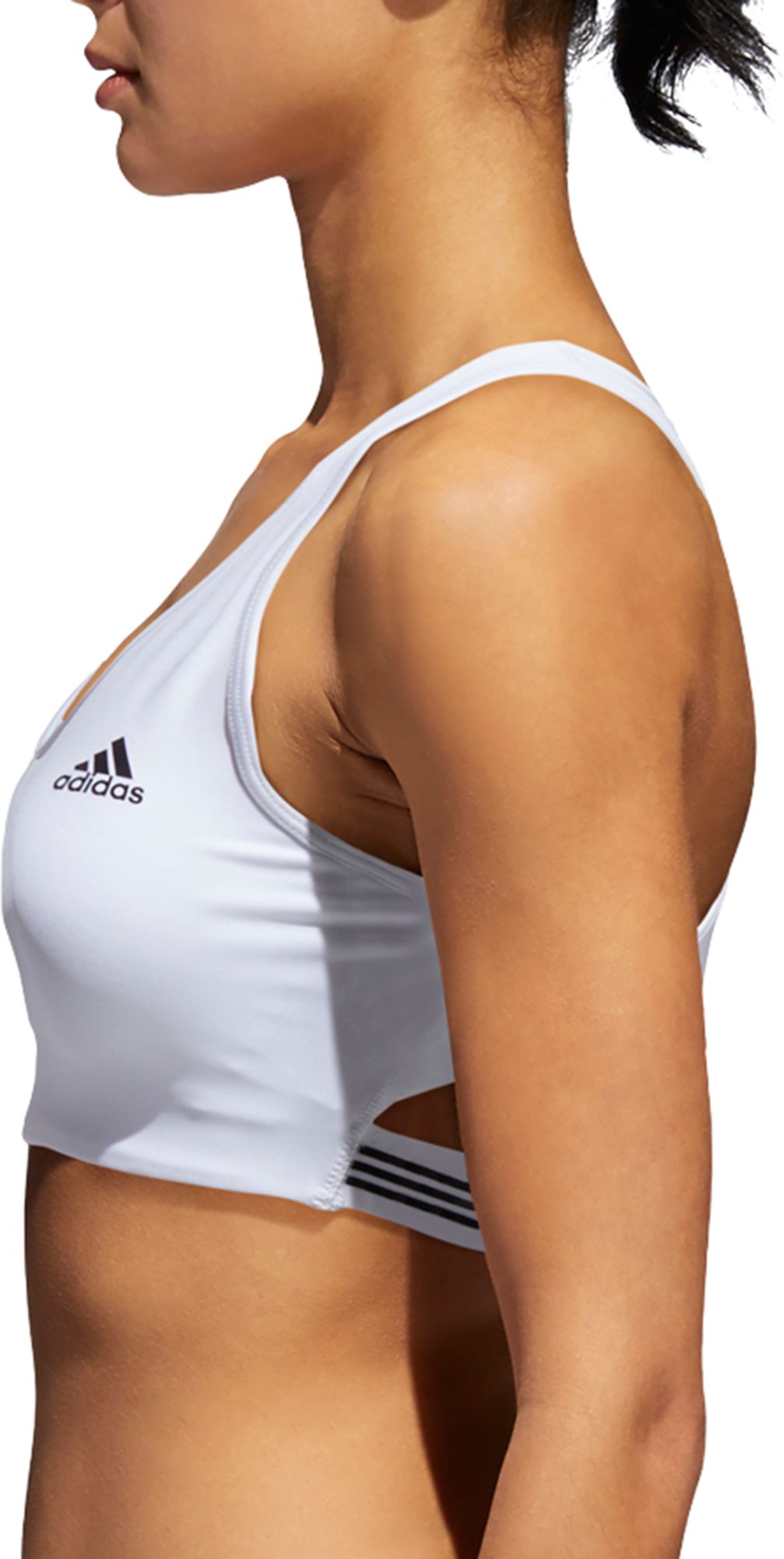 adidas Women's On Lock 3-Stripe Sports Bra product image