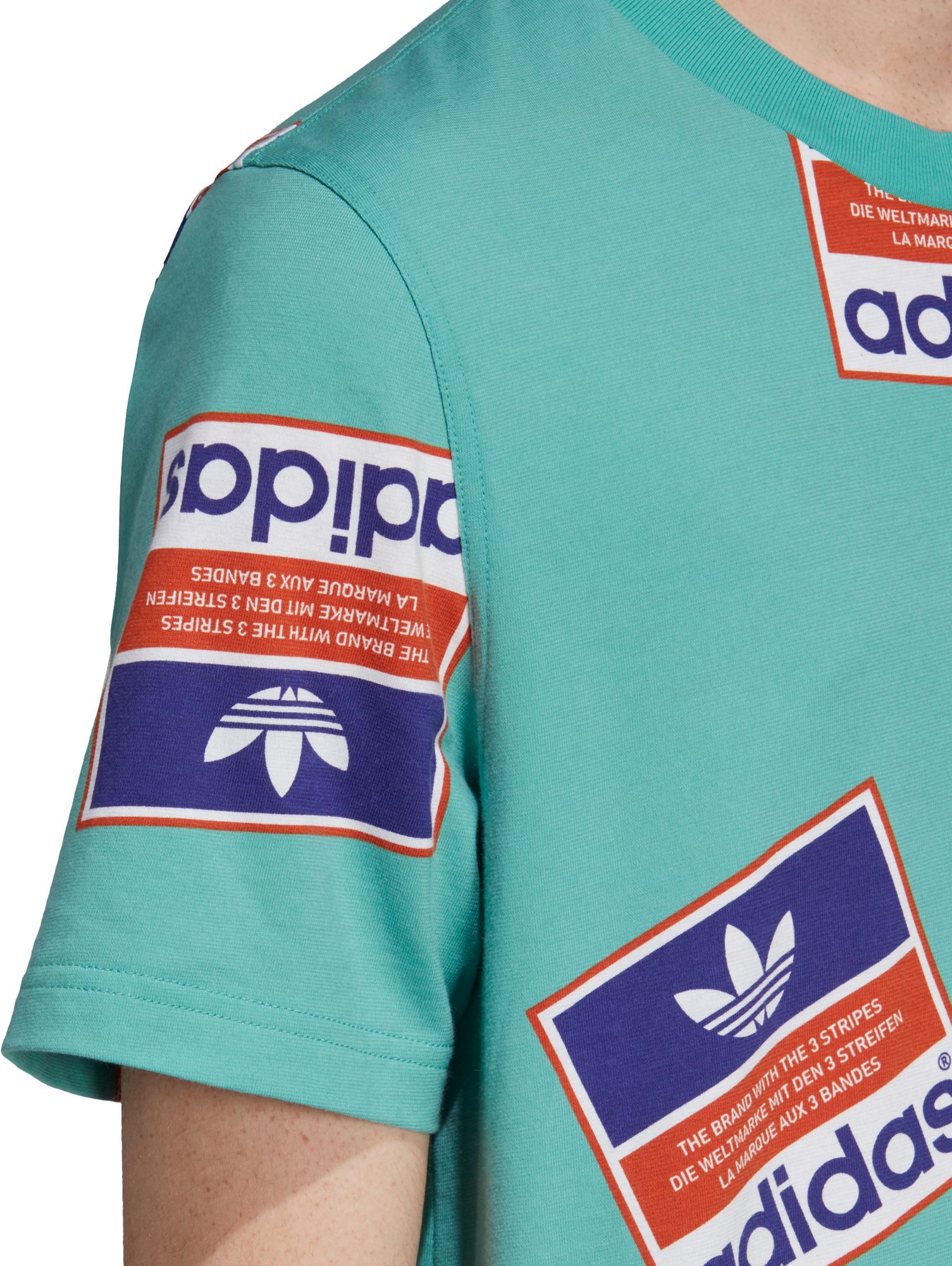 adidas Originals Men's Archive Sticker Graphic T-Shirt product image