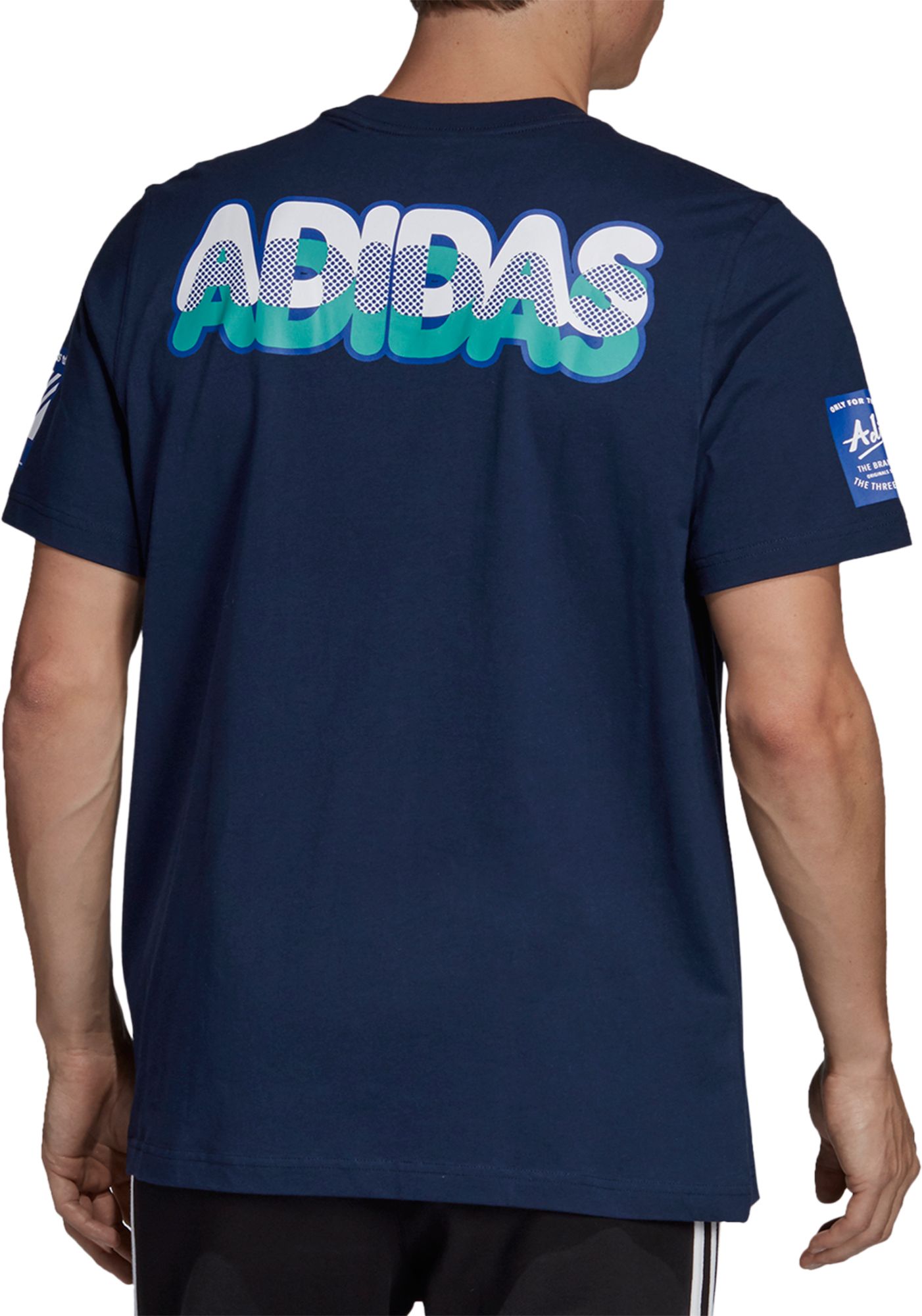 adidas Originals Men's Race Sticker Graphic T-Shirt product image
