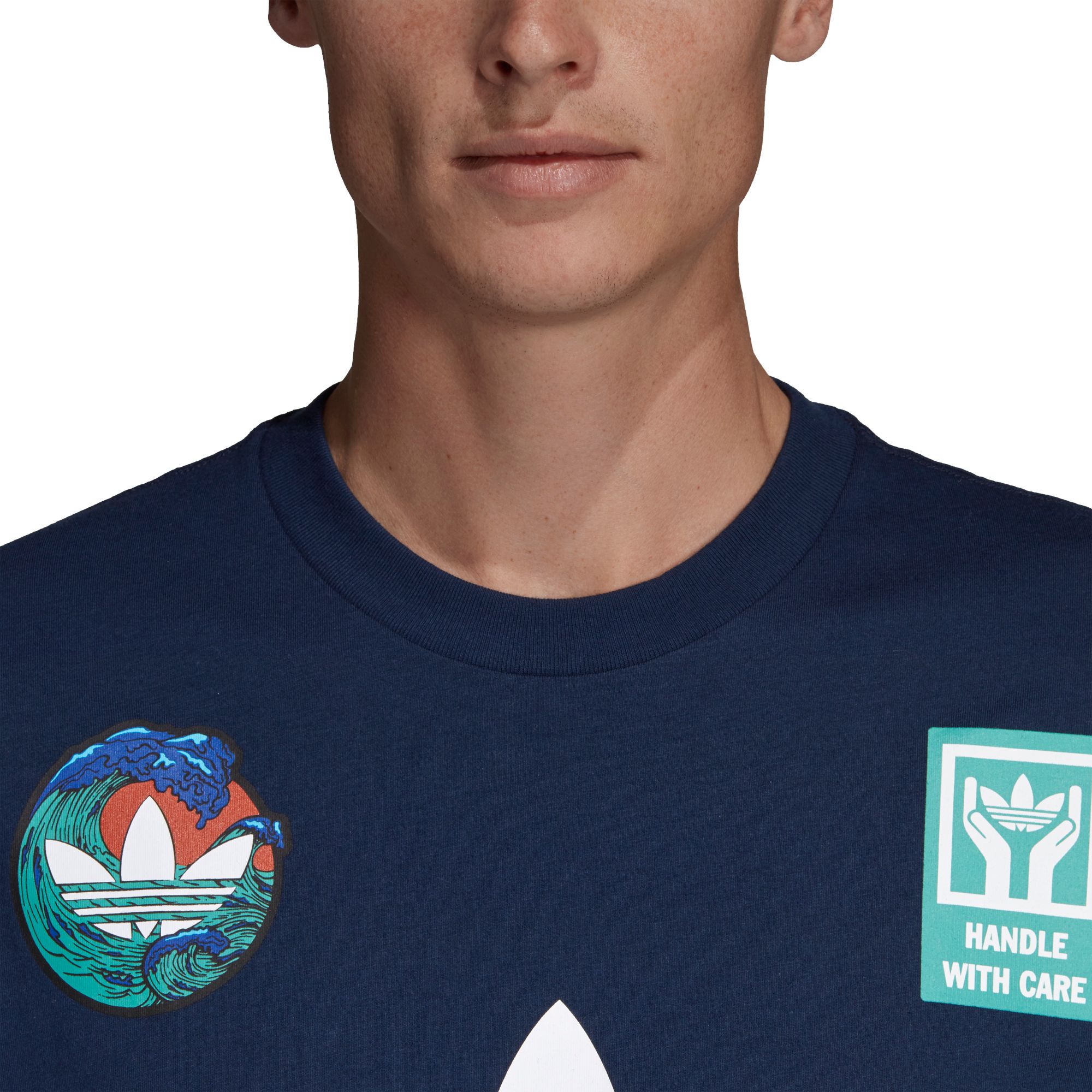 adidas Originals Men's Race Sticker Graphic T-Shirt product image