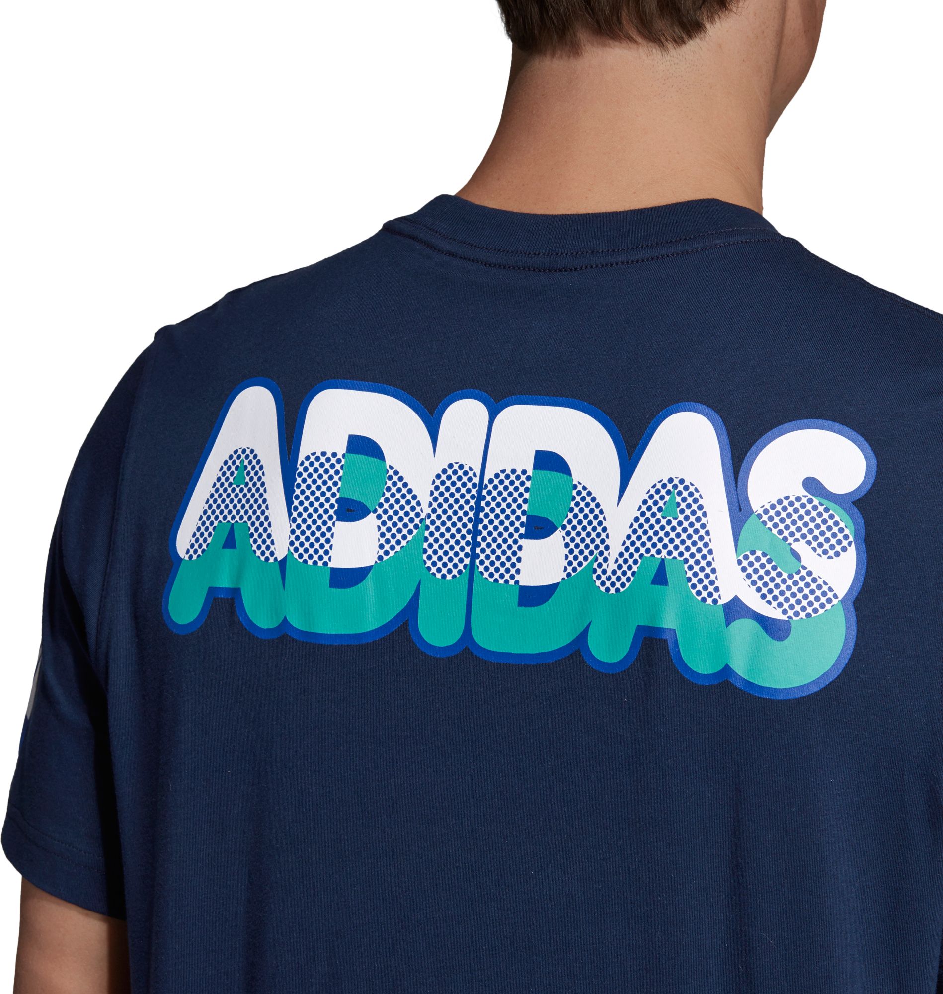 adidas Originals Men's Race Sticker Graphic T-Shirt product image
