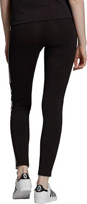 adidas Comfy Tights in Single Jersey with Metallic Trefoil Badge - Black
