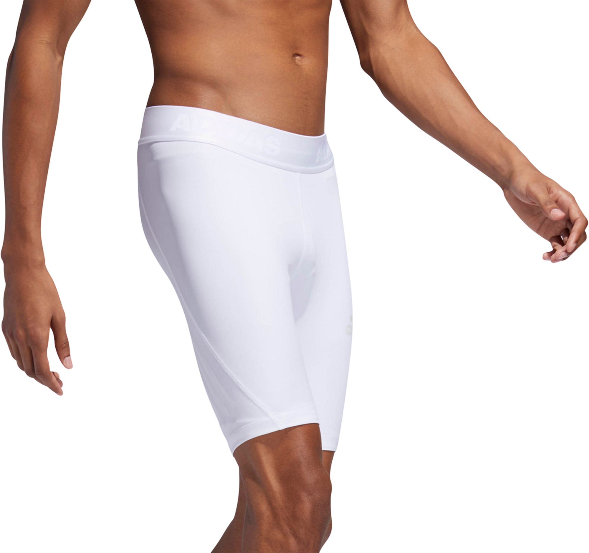 adidas men's alphaskin compression shorts