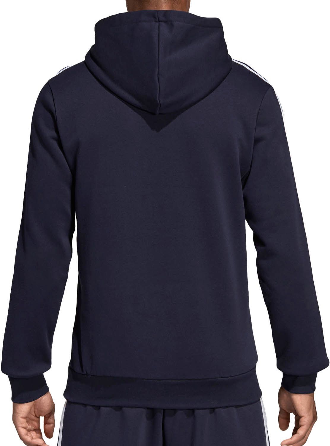 off white basic style stripe pullover hoodie black