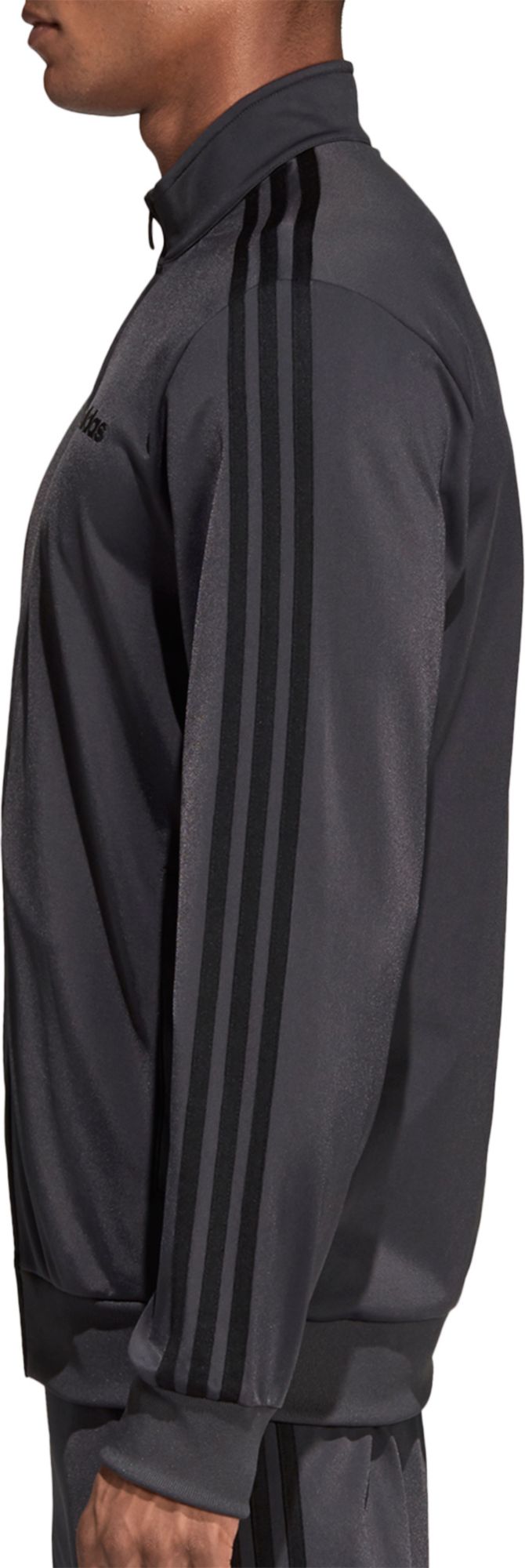adidas black stripe jacket