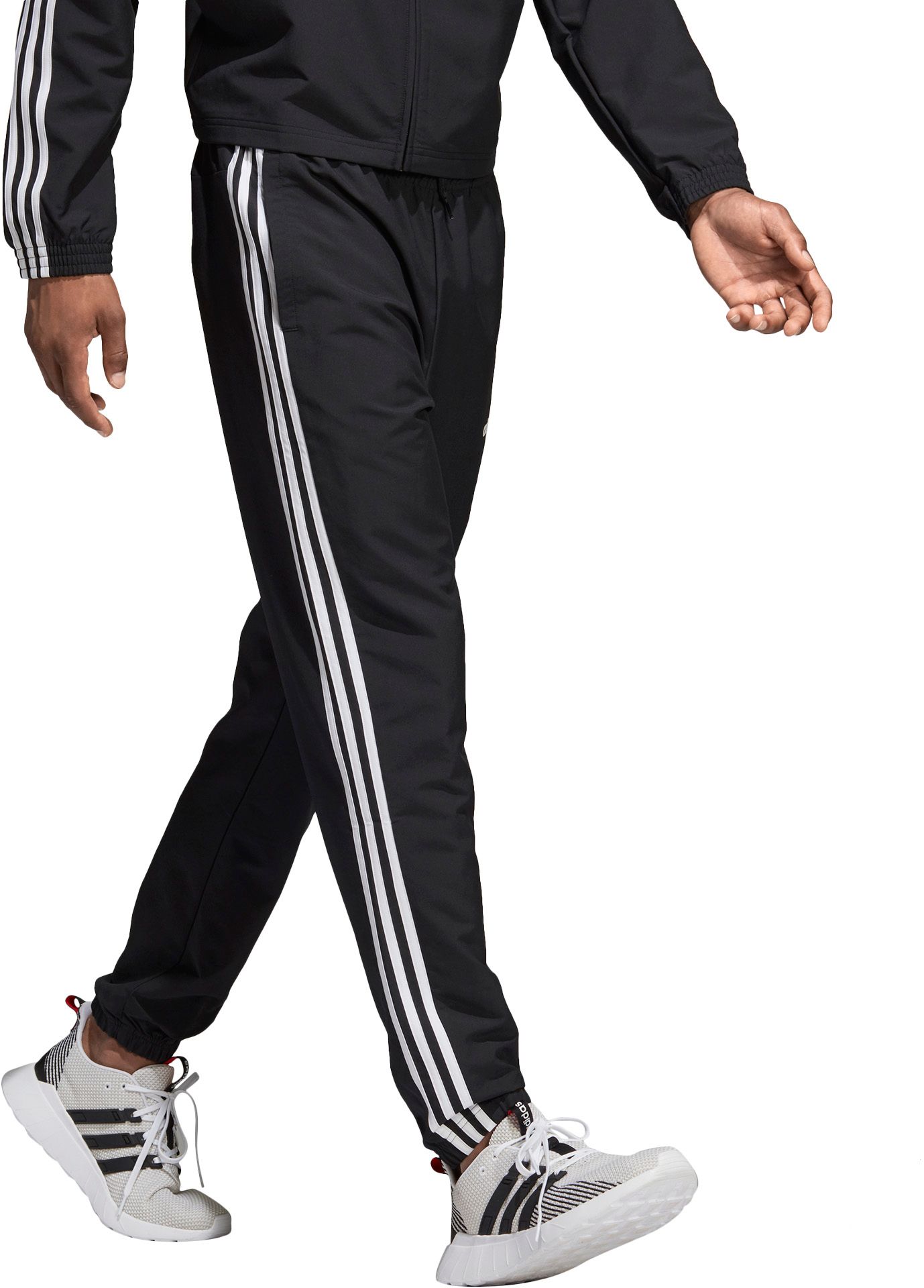 adidas 3 stripe wind pants