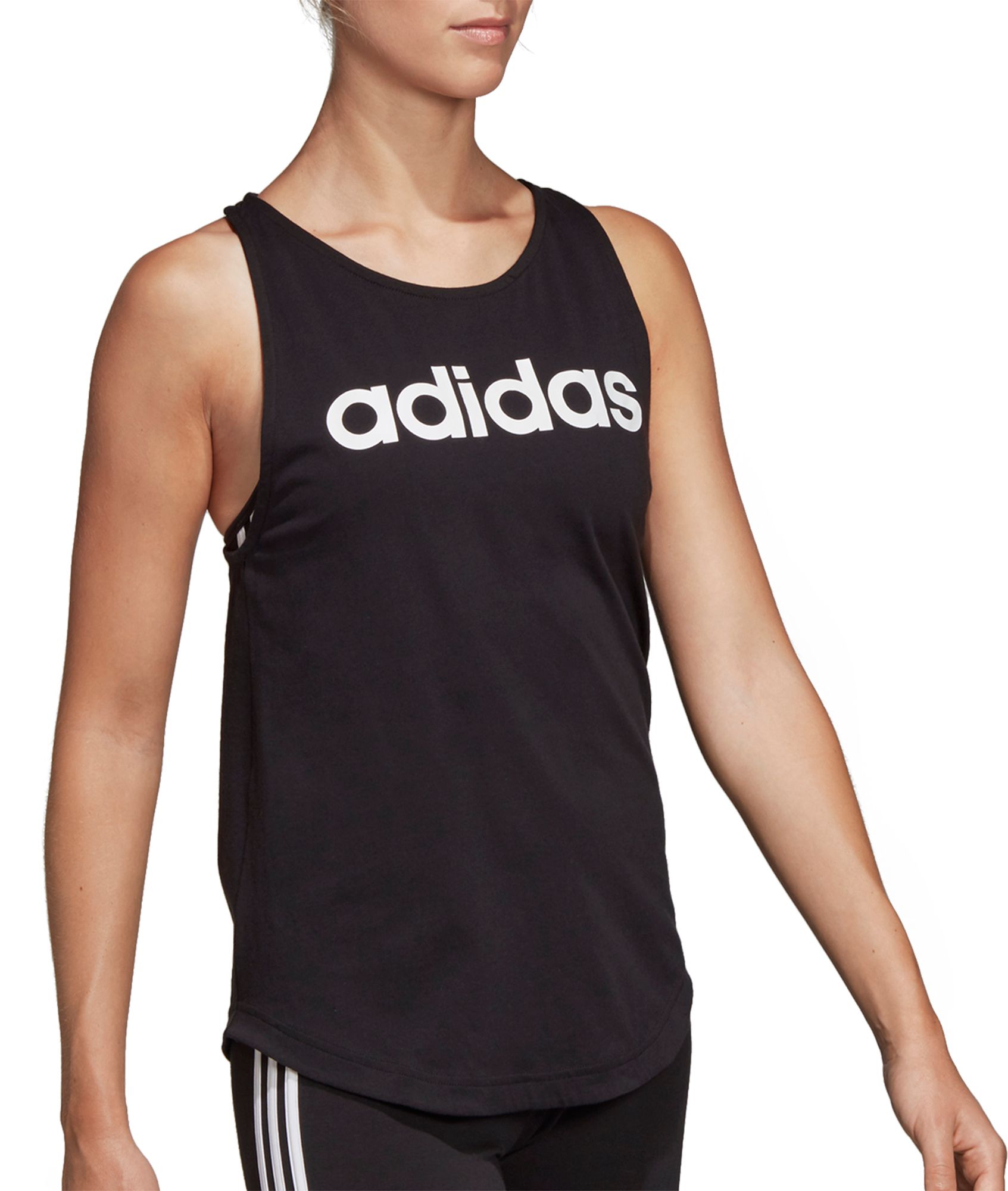 adidas women's essentials linear loose tank top