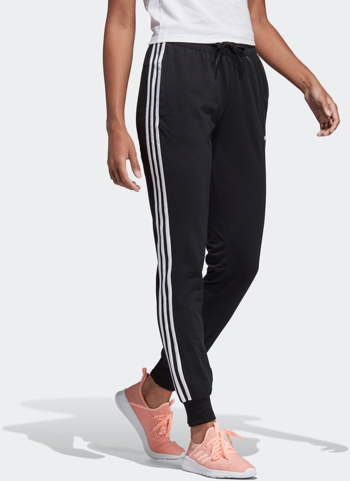 adidas essentials 3s single jersey pant