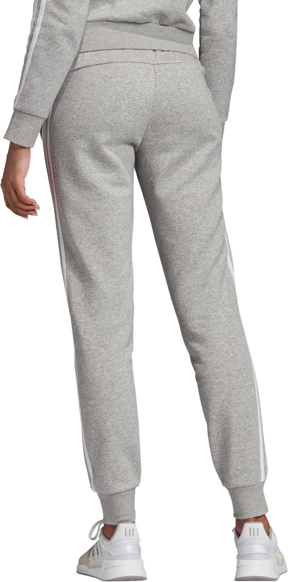 adidas women's essentials cotton fleece jogger pants