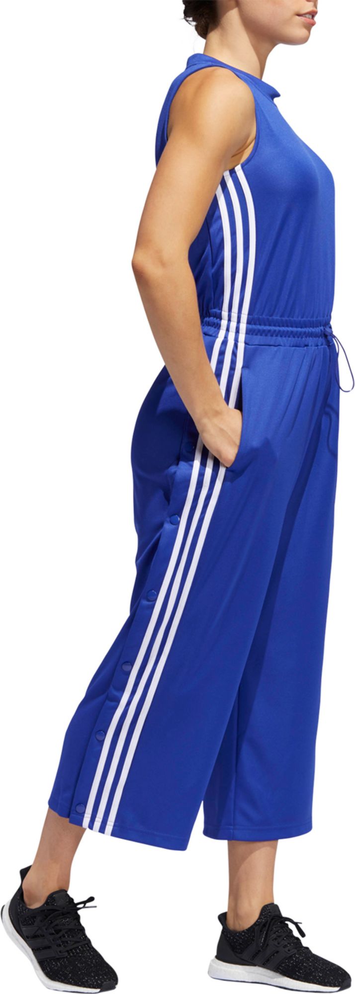 adidas cropped leg snap romper