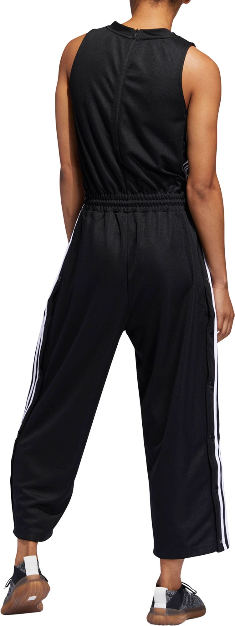 adidas cropped leg snap romper