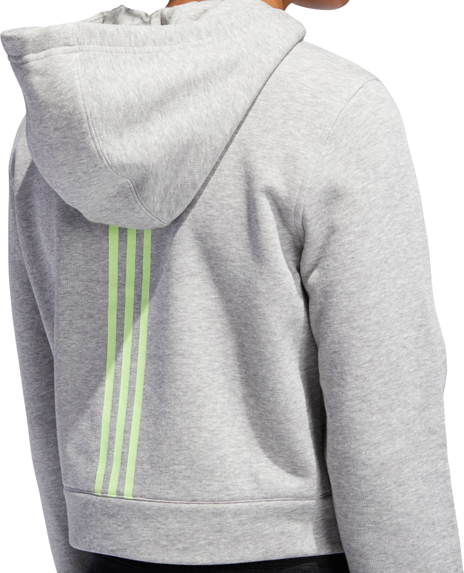 adidas cropped french terry hoodie