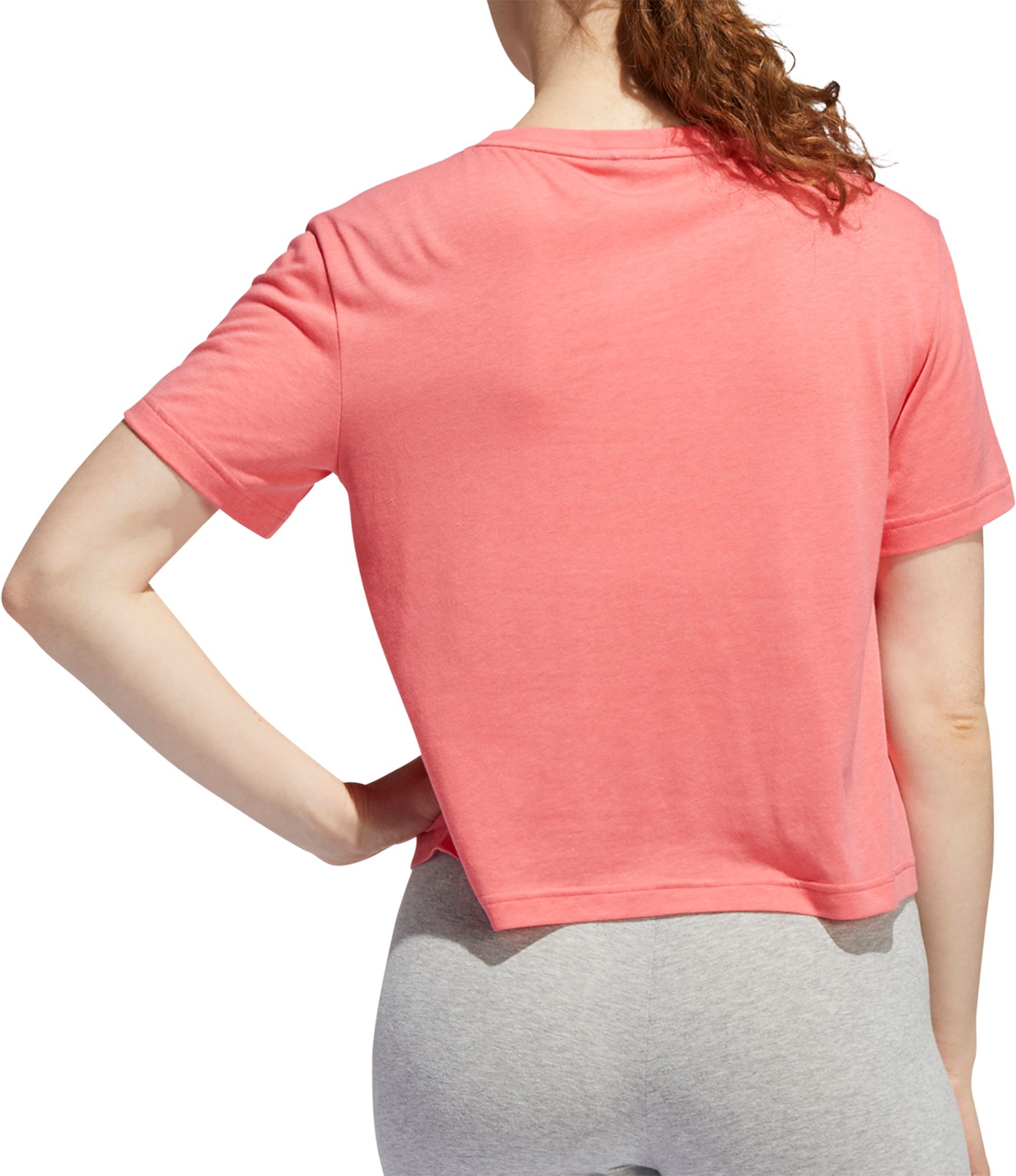 adidas Women's Essentials Line Graphic Cropped T-Shirt product image