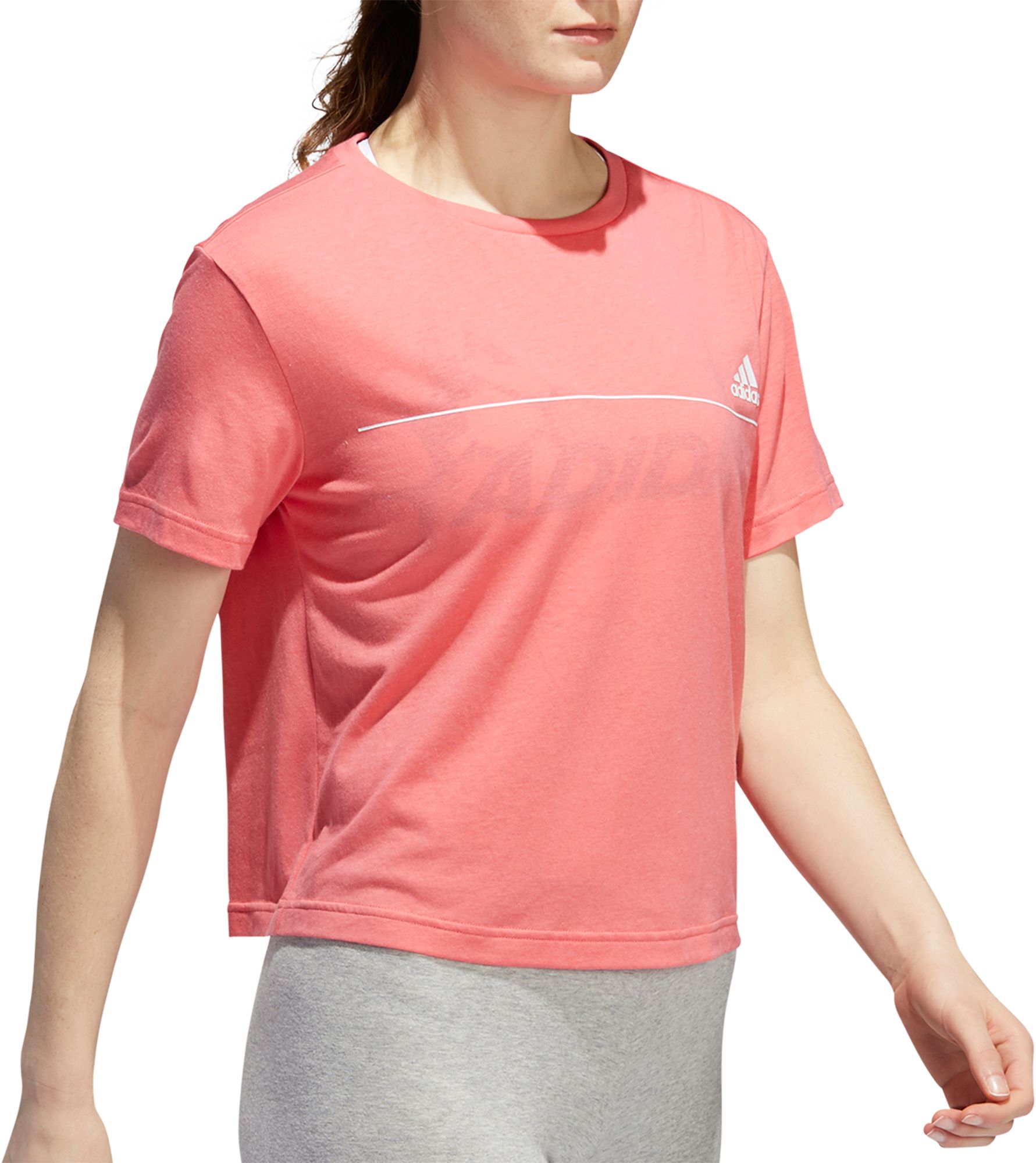 adidas Women's Essentials Line Graphic Cropped T-Shirt product image