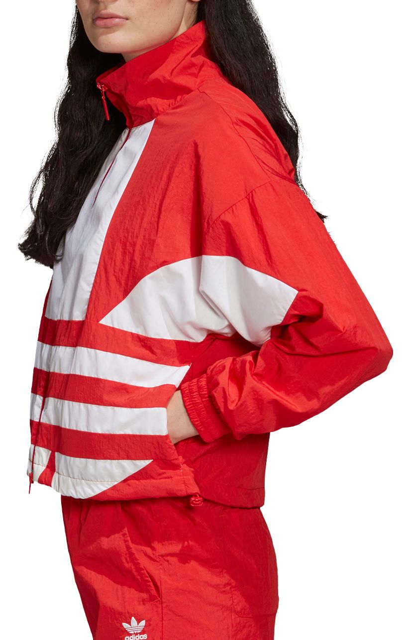 women's adidas originals large logo track jacket