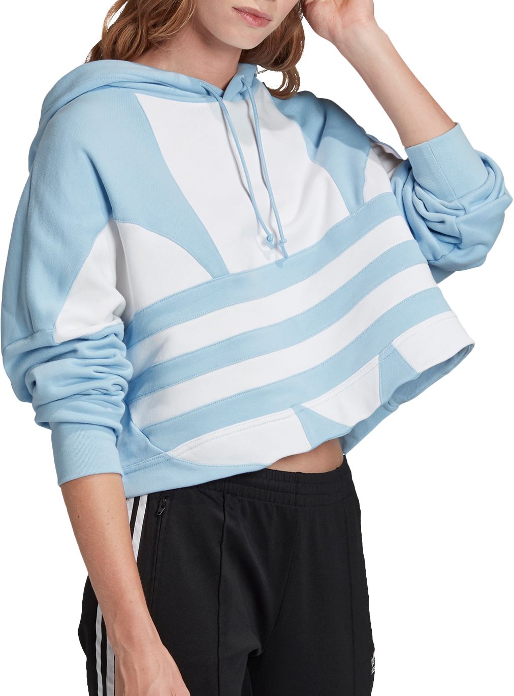 adidas sky blue hoodie