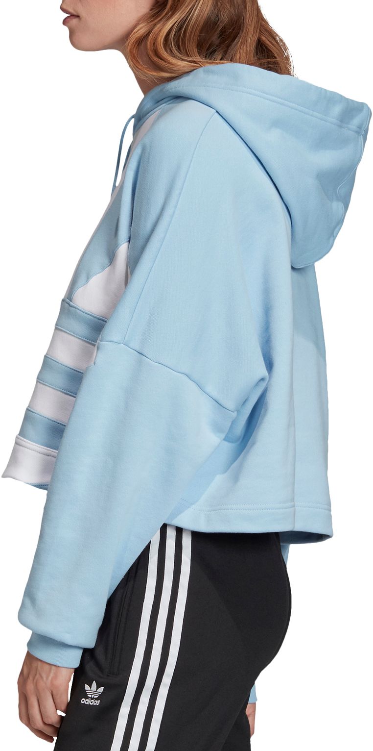 adidas blue hoodie womens