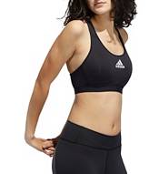 adidas womens Ultimate Alphaskin Badge of Sport Bra Black/Glory Grey  X-Small at  Women's Clothing store