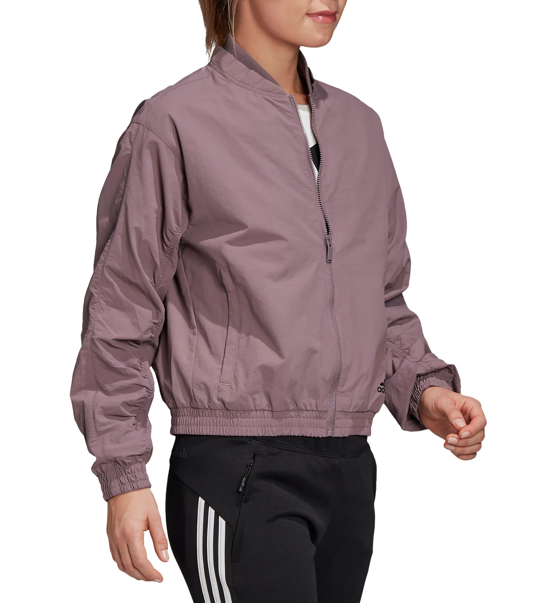 purple adidas jacket