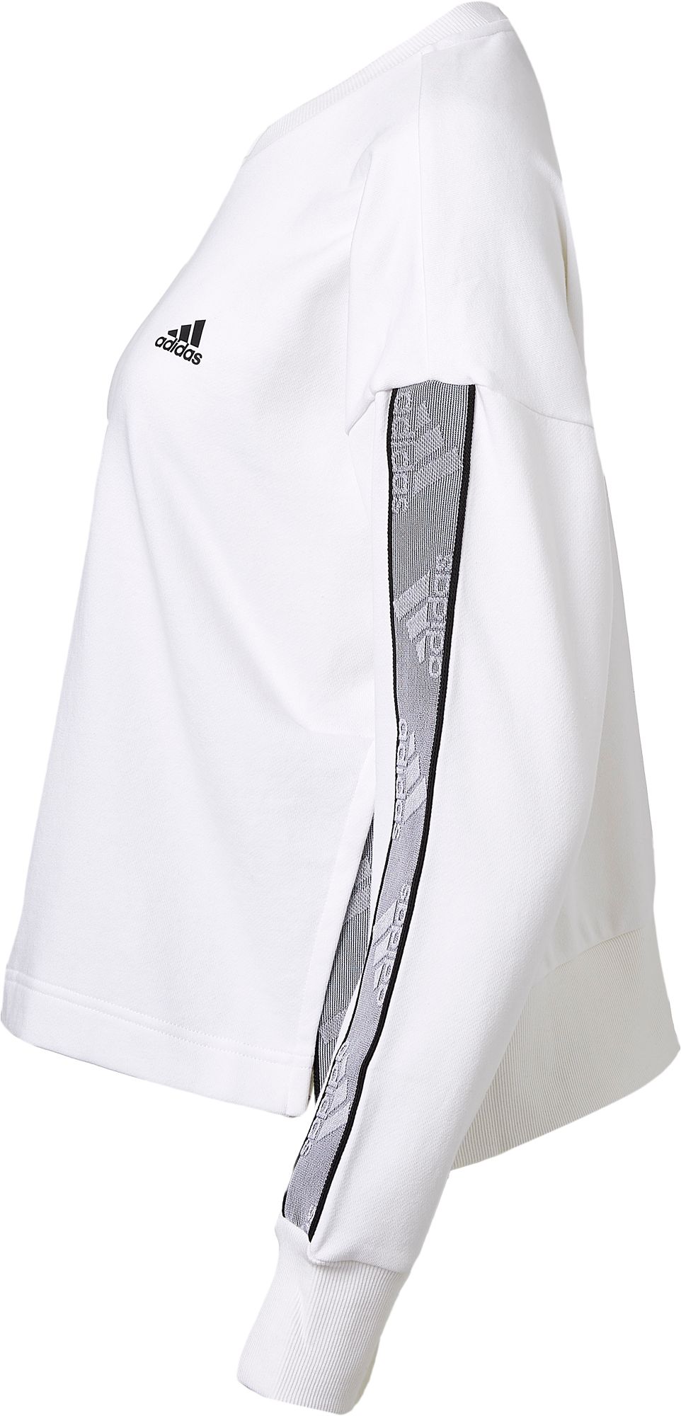 adidas women's changeover tape crewneck sweatshirt