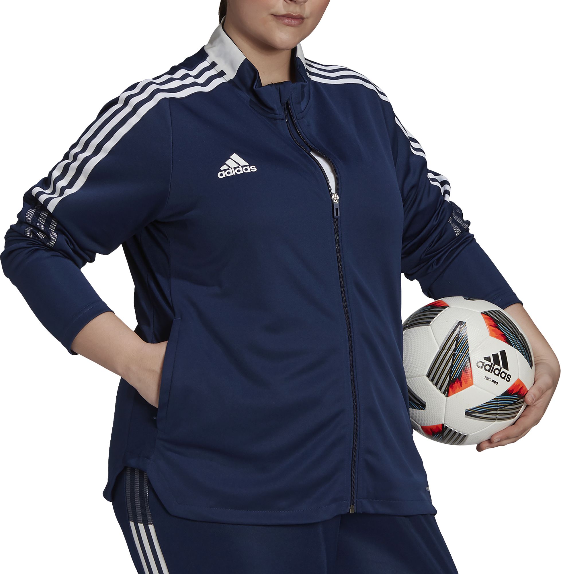 adidas Women's Plus Size Tiro 21 Track Jacket product image
