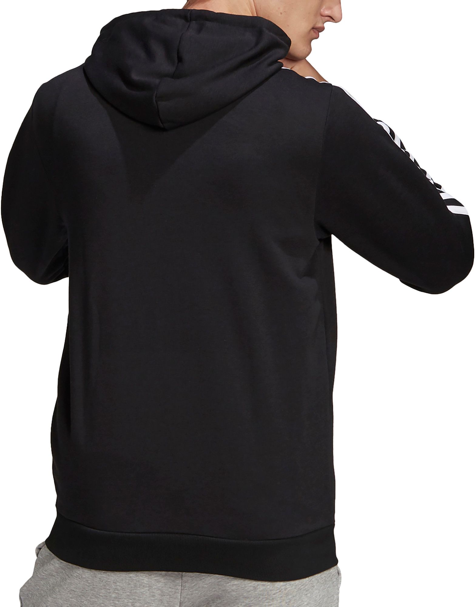 adidas Men's Essentials French Terry 3-Stripes Full Zip Hoodie product image