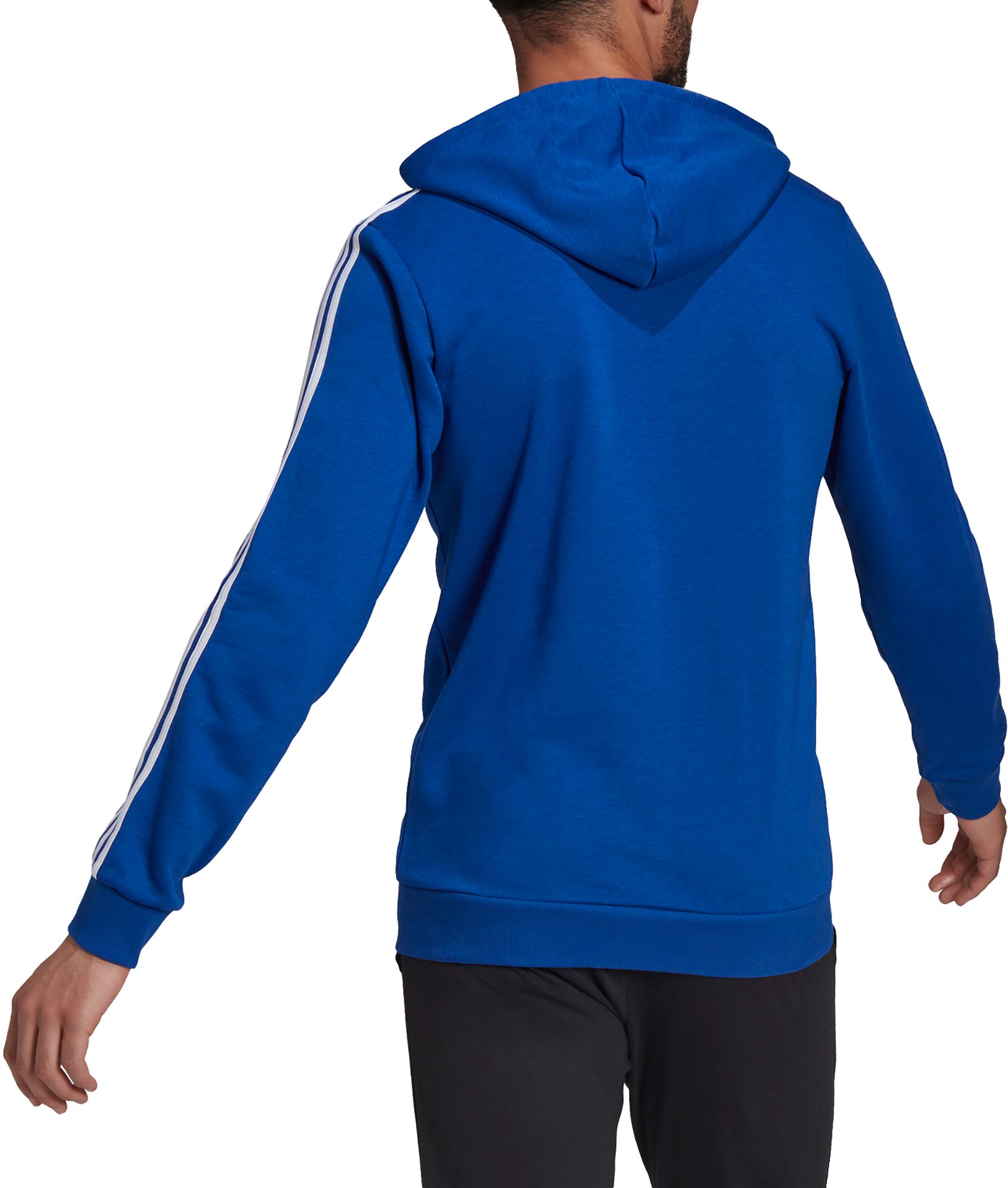 adidas Men's Essentials French Terry 3-Stripes Full Zip Hoodie product image