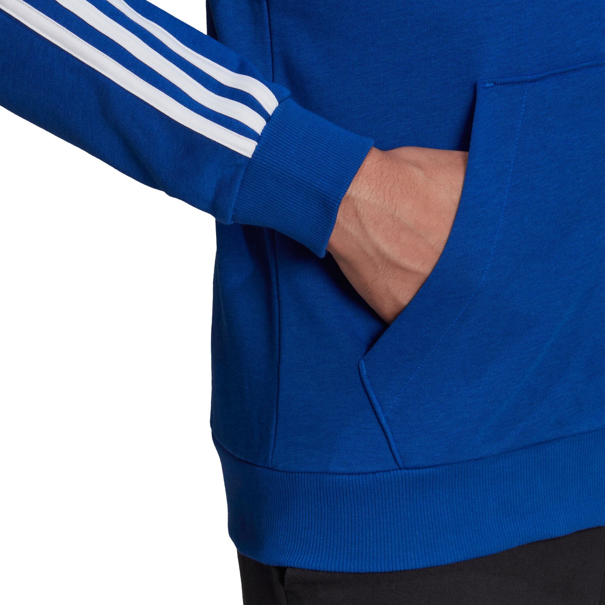 adidas Men's Essentials French Terry 3-Stripes Full Zip Hoodie product image