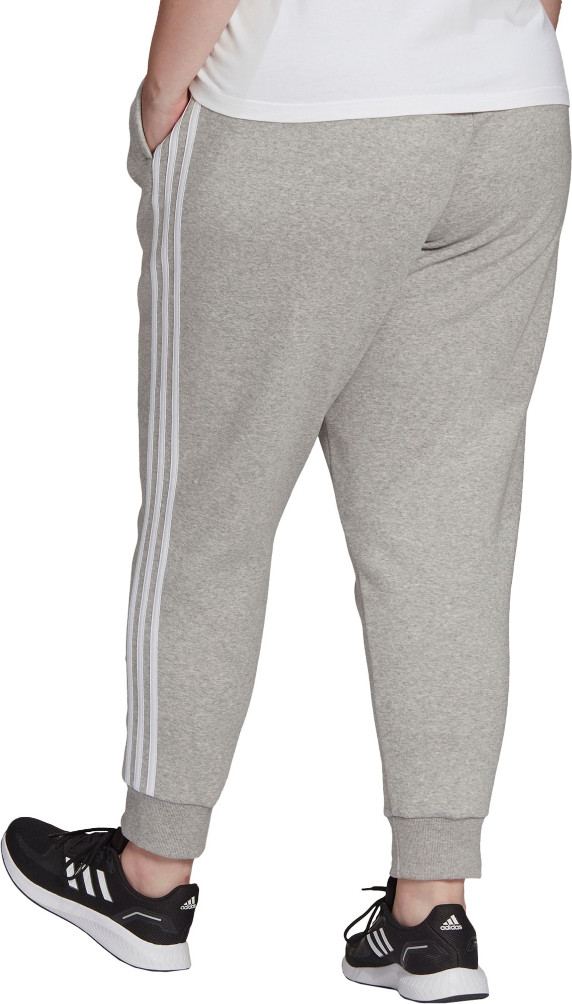 adidas Women's Essentials Fleece 3-Stripes Pants