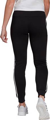 Essentials 3-Stripes Fleece black women's track pants - ADIDAS PERFORMANCE  - Pavidas
