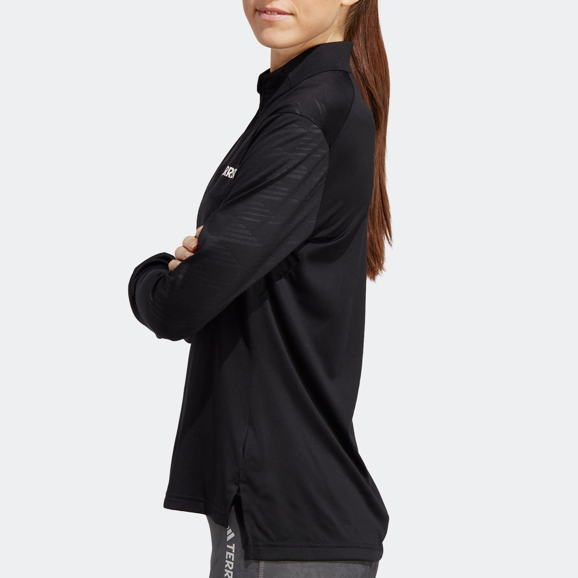 adidas Women's Terrex Half-Zip Tee