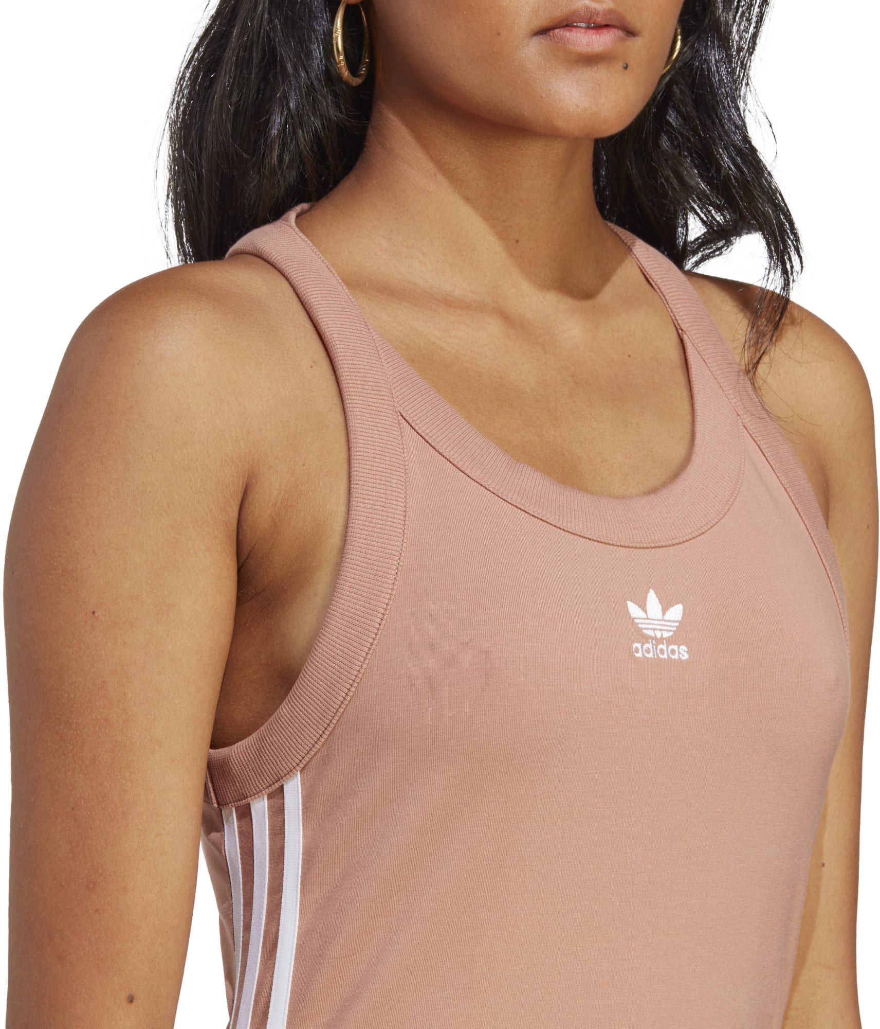 adidas Originals Women's Adicolor Classics 3-Stripes Long Tank Dress