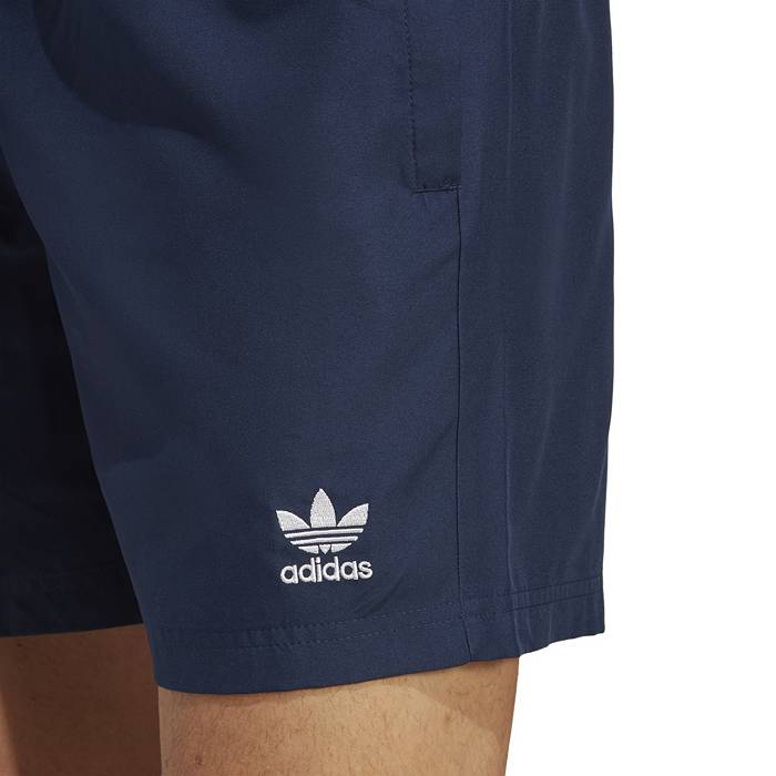 adidas Originals Monogram Swim Shorts - Blue, Men's Swim