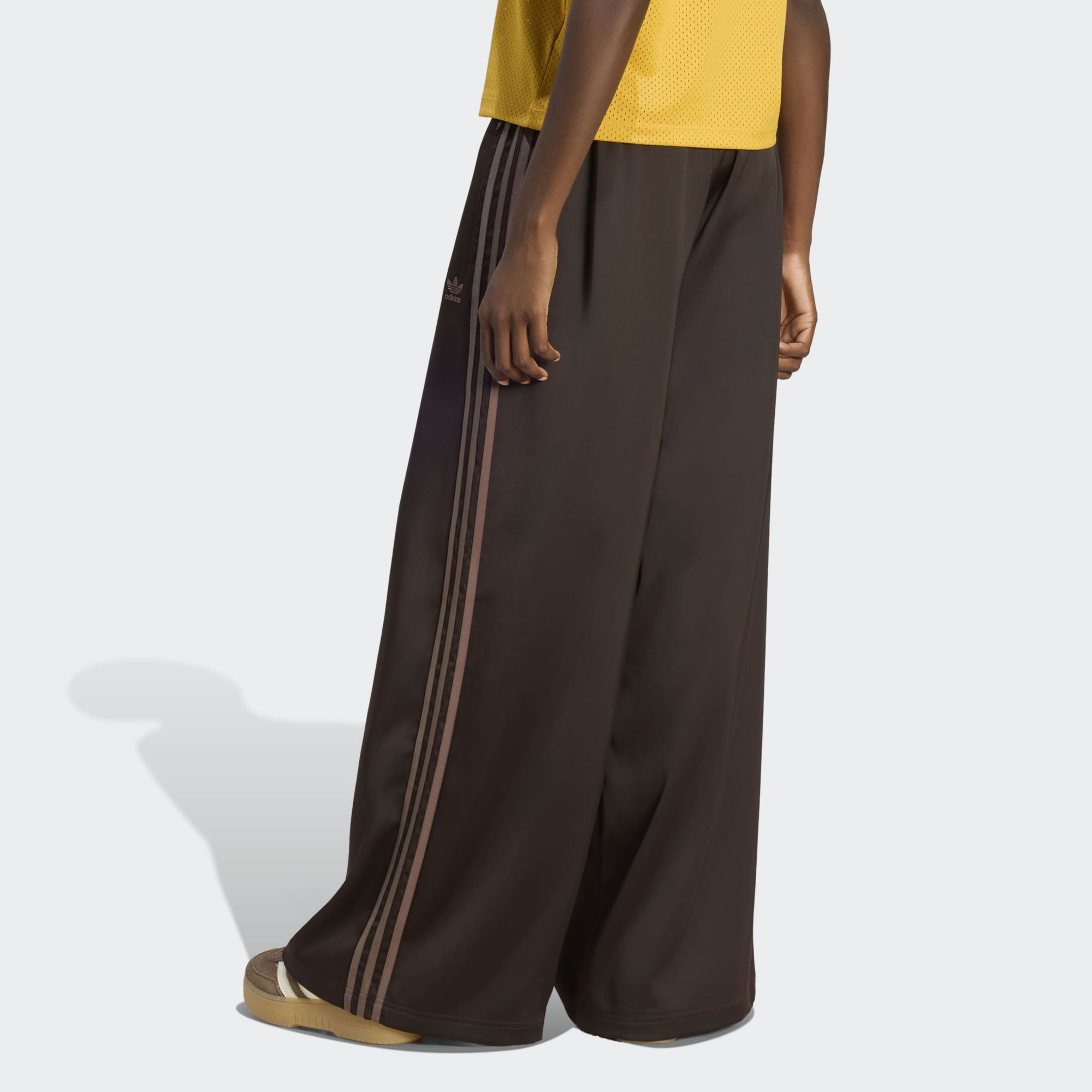 adidas Originals Women's Adicolor Satin Wide Leg Track Pants