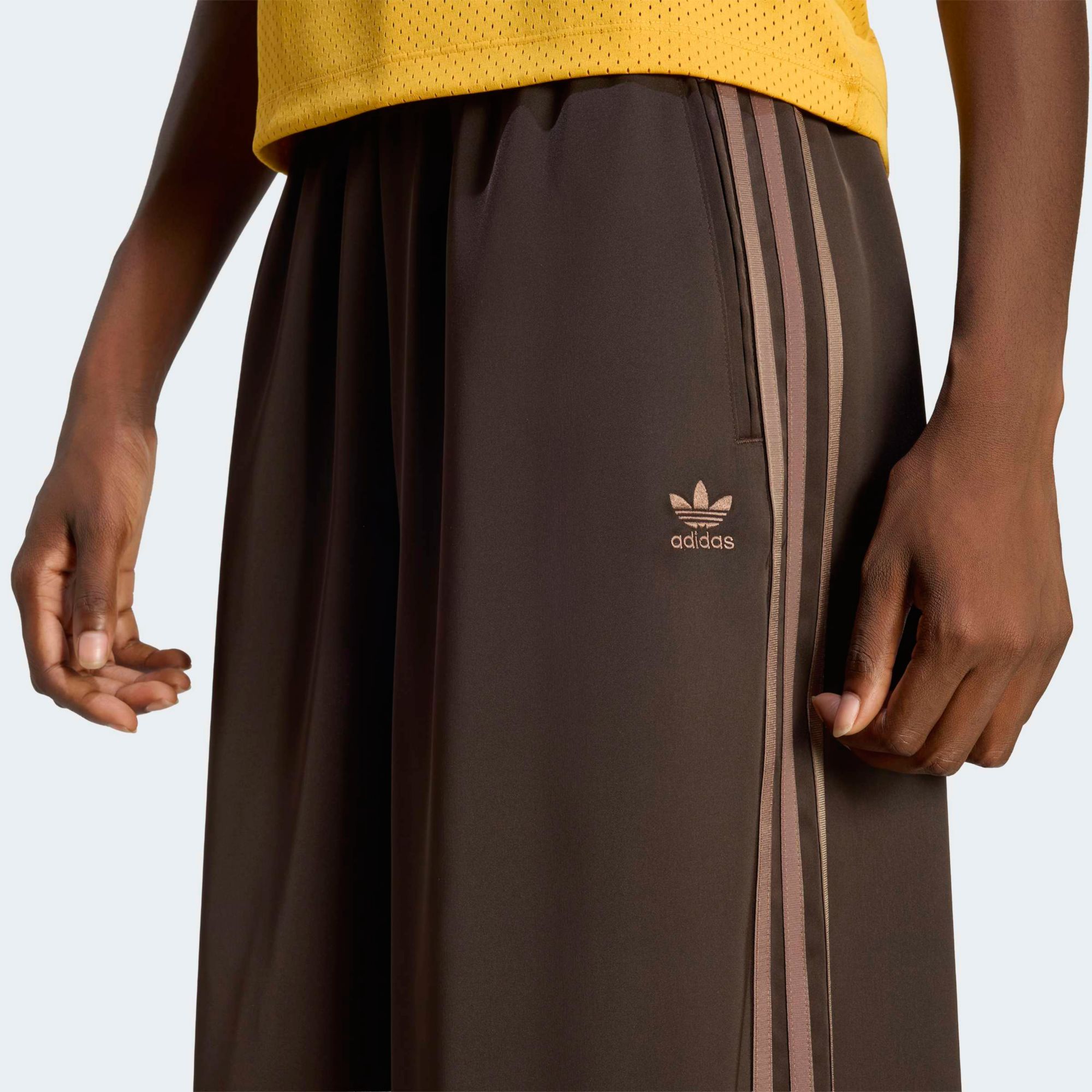 adidas Originals Women's Adicolor Satin Wide Leg Track Pants product image