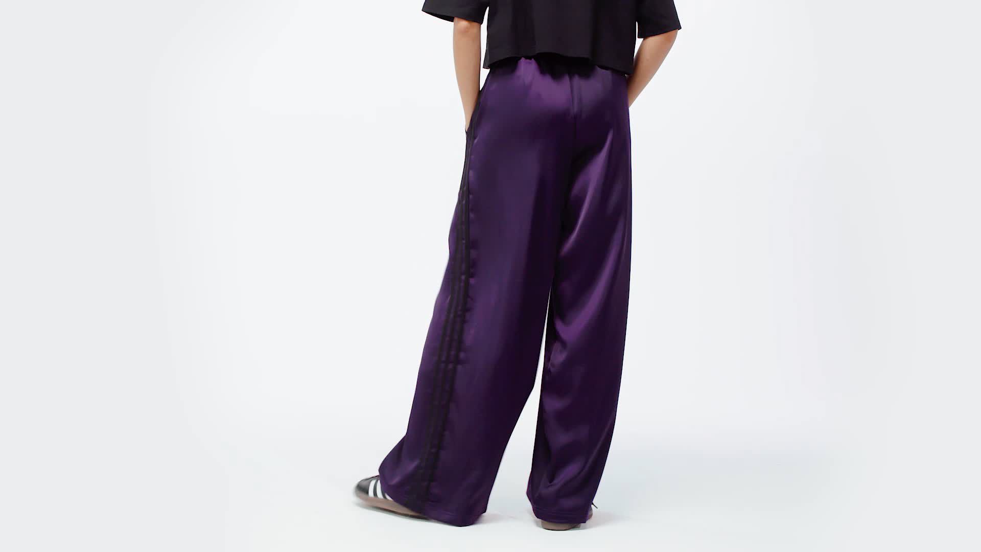 adidas Originals Women's Adicolor Satin Wide Leg Track Pants product