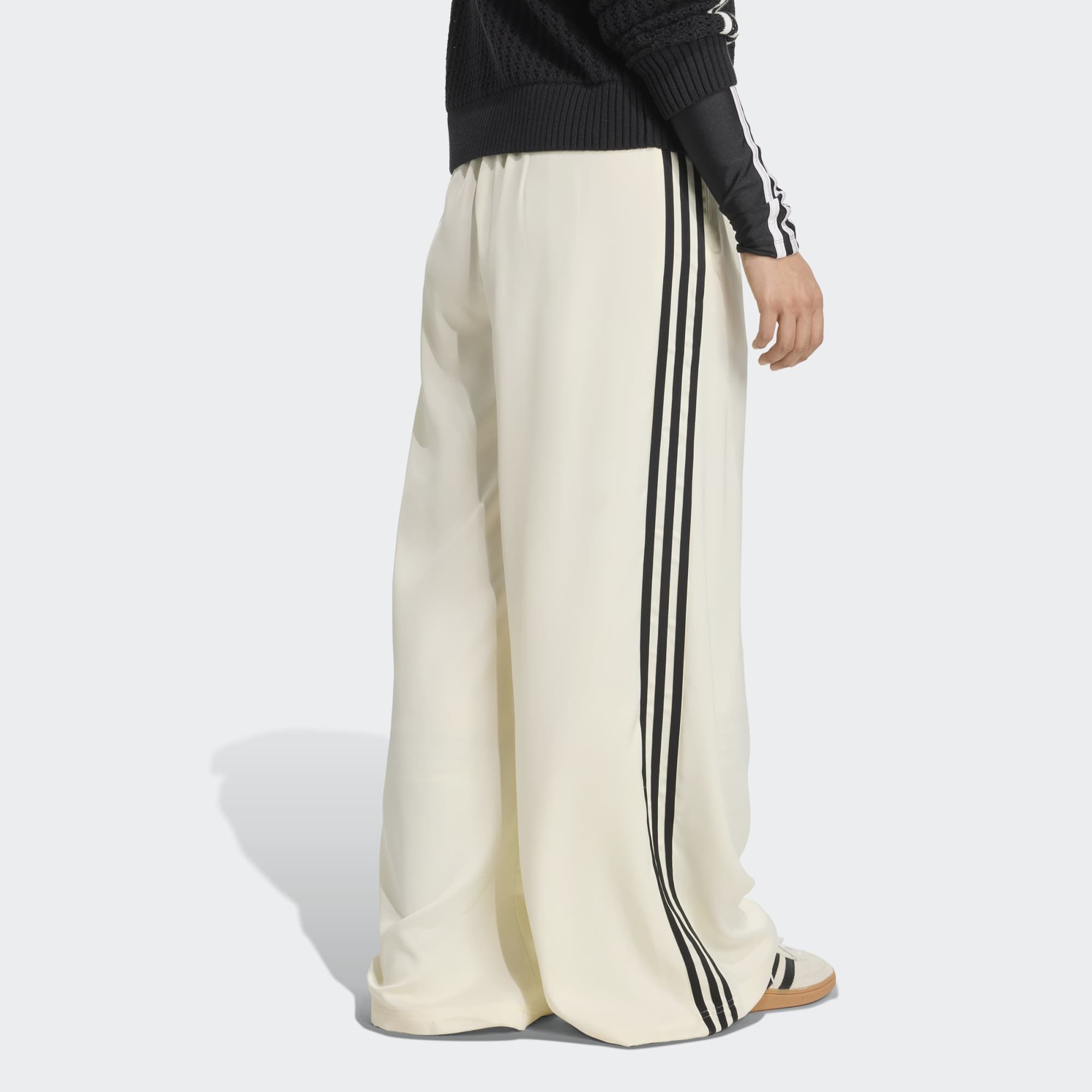 adidas Originals Women's Adicolor Satin Wide Leg Track Pants product image