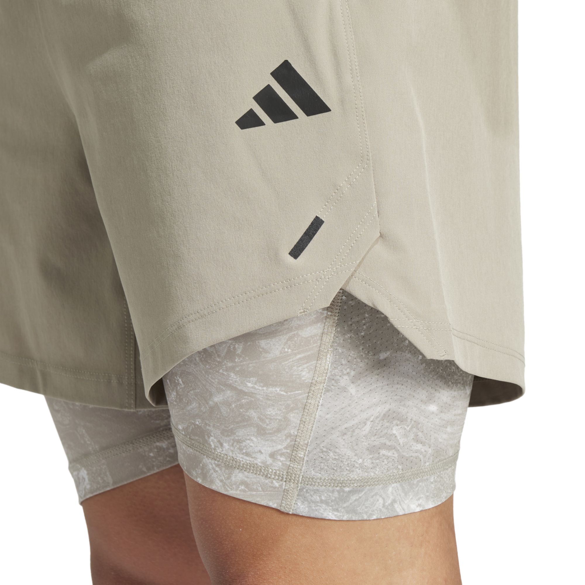 adidas Men's Power Workout 2-in-1 7” Shorts