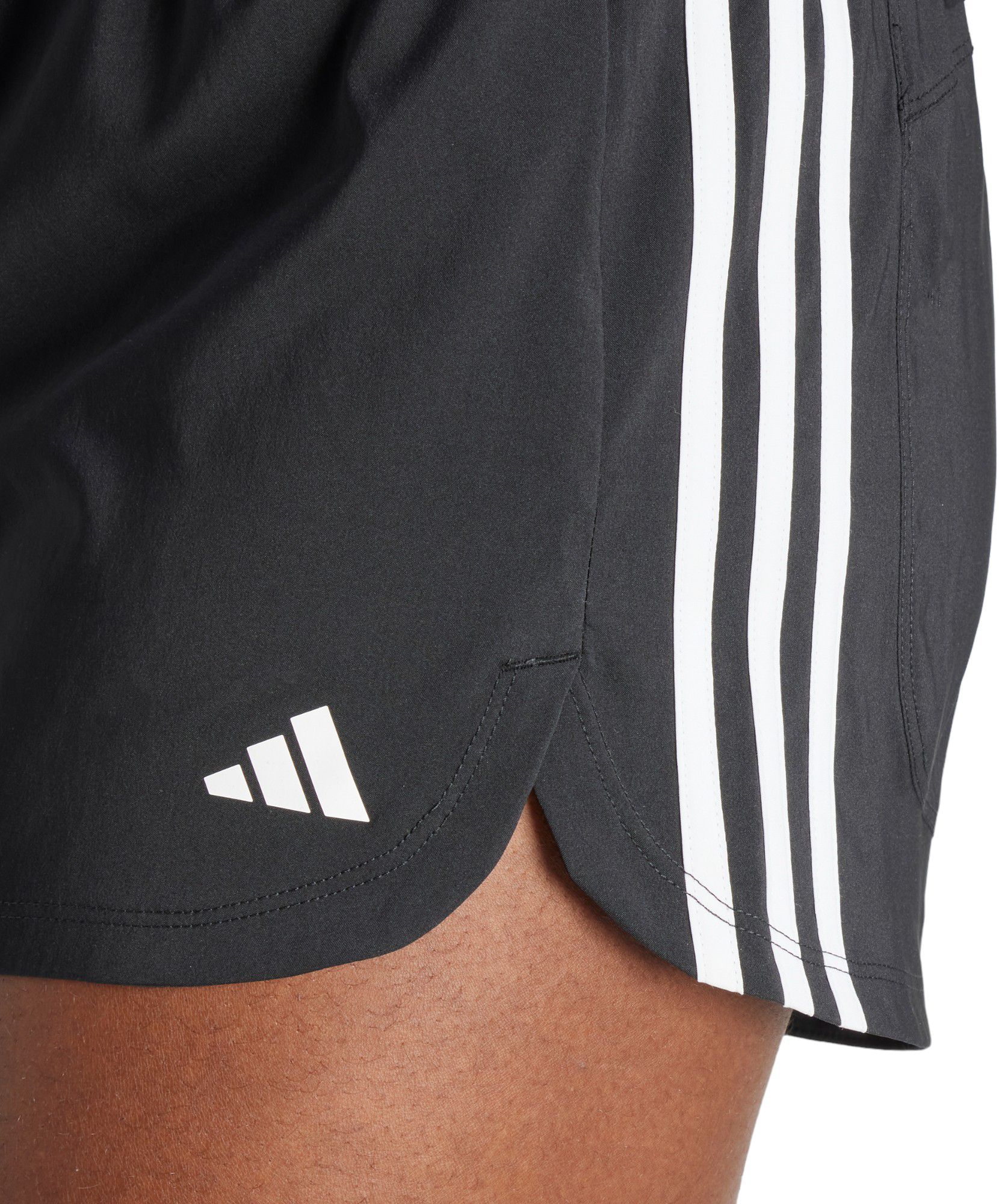 adidas Women's Pacer Training 3-Stripes Woven High-Rise 3" Shorts product image