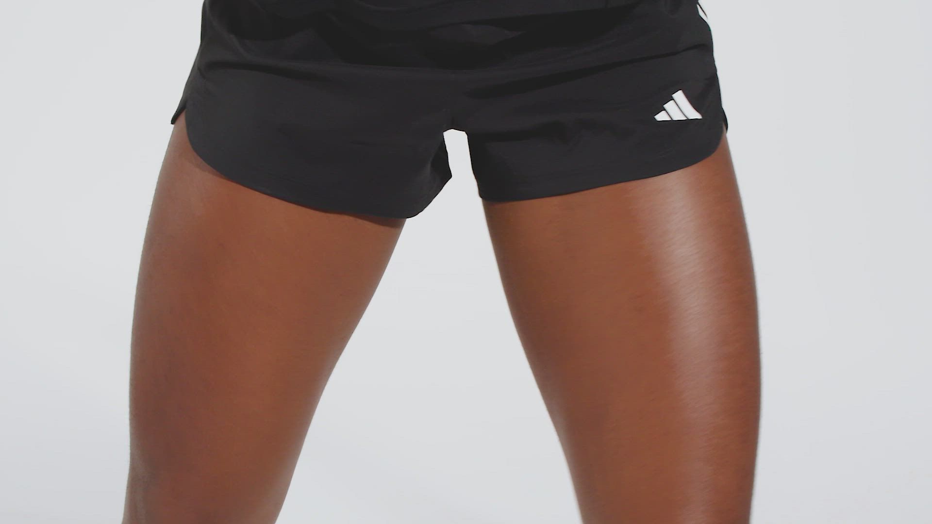 adidas Women's Pacer Training 3-Stripes Woven High-Rise 3" Shorts product