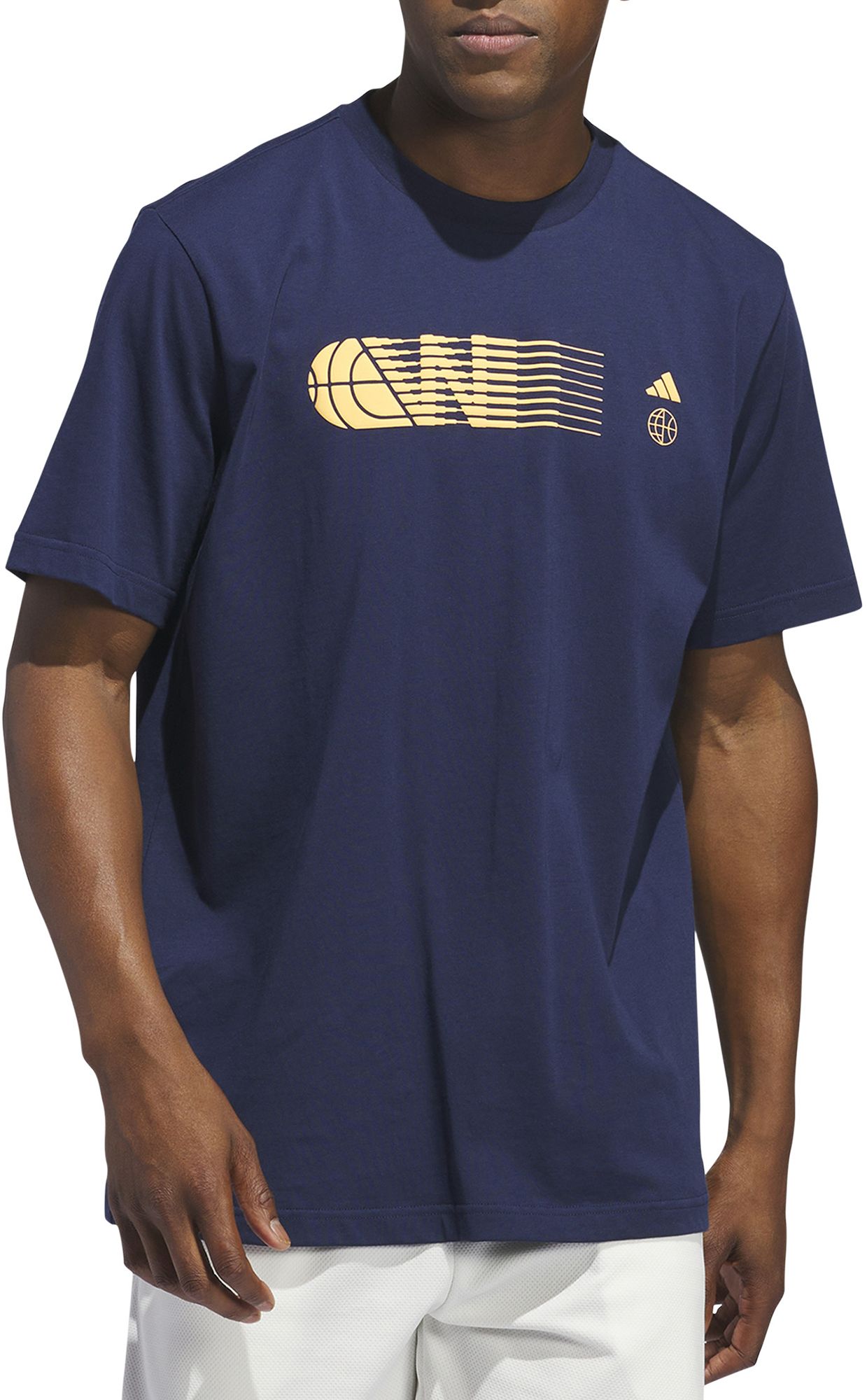 adidas Men's Worldwide Hoops City Short Sleeve Graphic T-Shirt