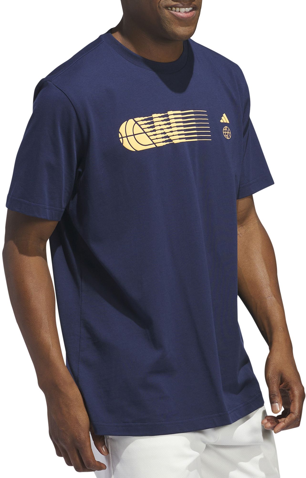 adidas Men's Worldwide Hoops City Short Sleeve Graphic T-Shirt