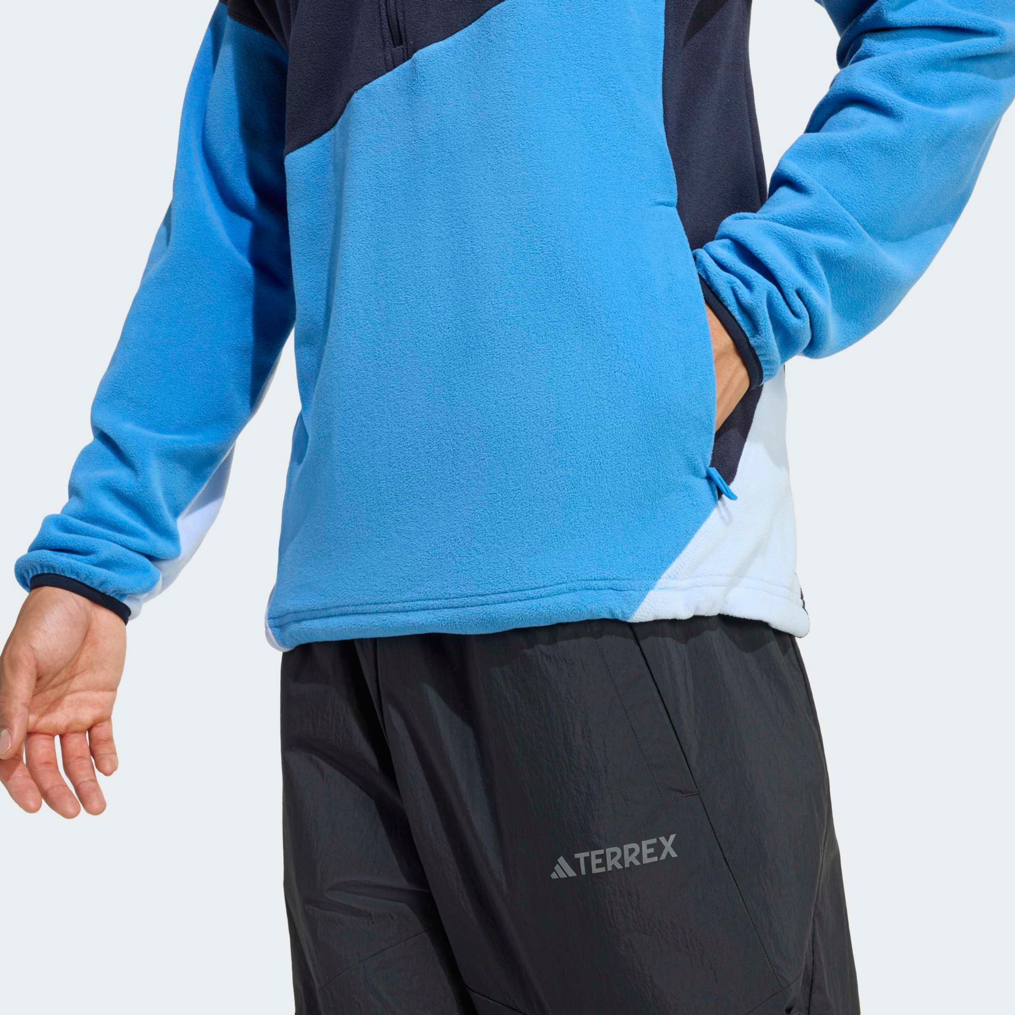 adidas Men's Terrex Climawarm 1/2 Zip Fleece Anorak Sweatshirt product image