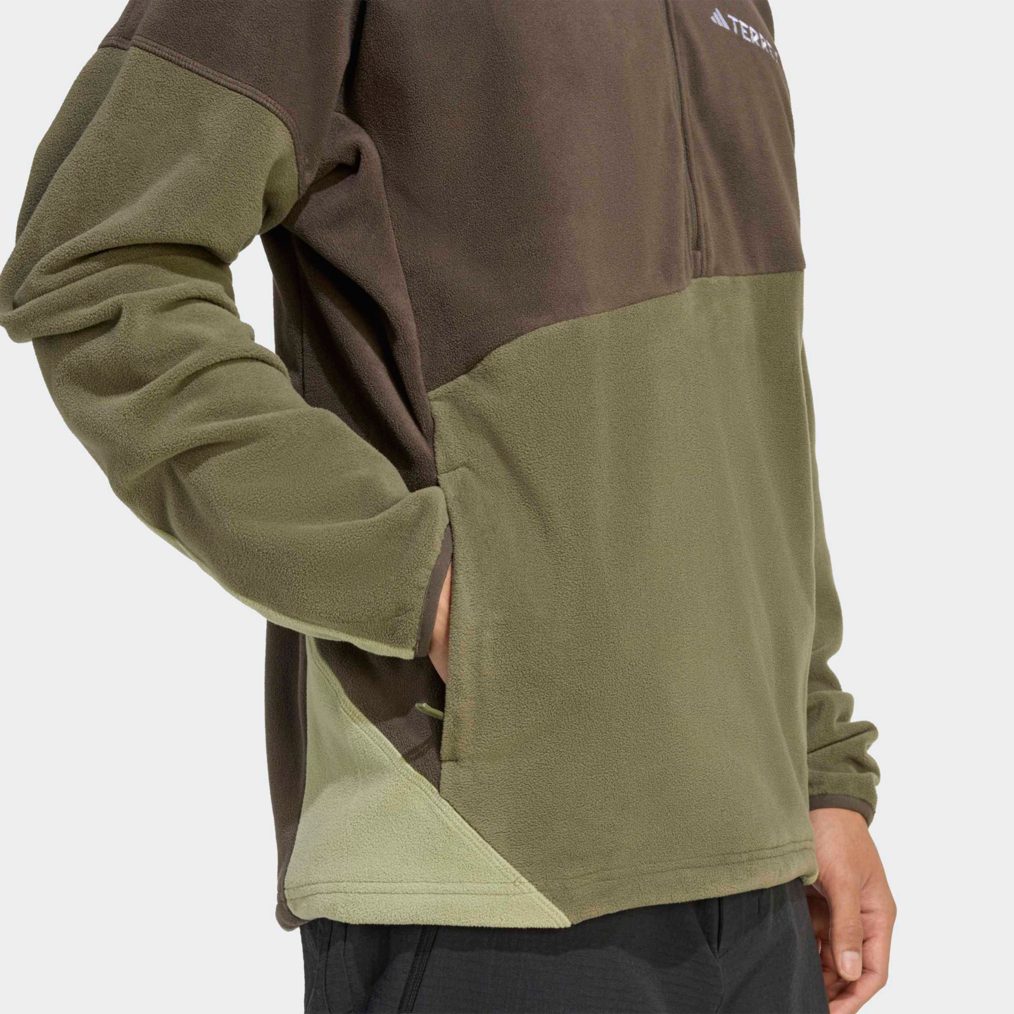 adidas Men's Terrex Climawarm 1/2 Zip Fleece Anorak Sweatshirt product image