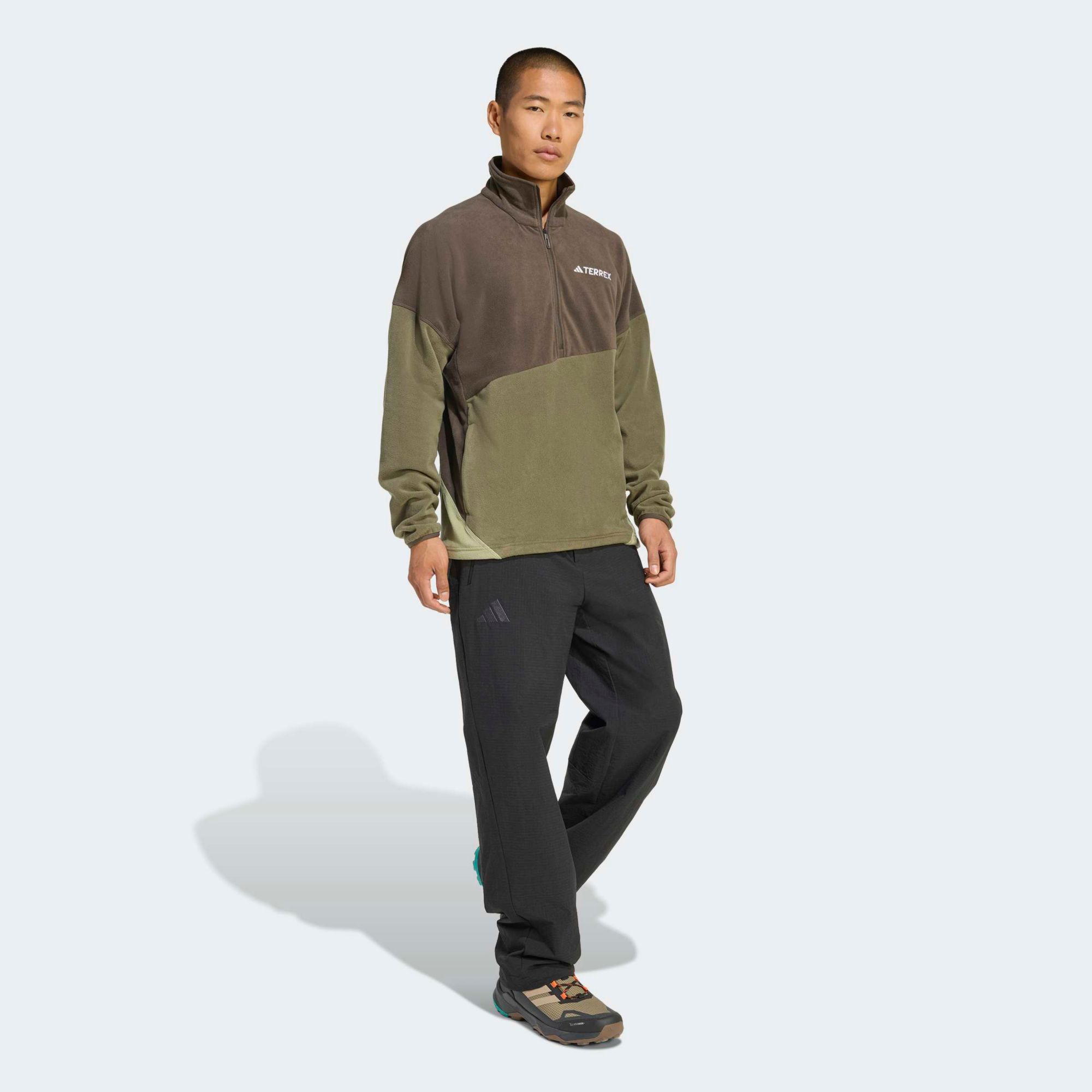 adidas Men's Terrex Climawarm 1/2 Zip Fleece Anorak Sweatshirt product image