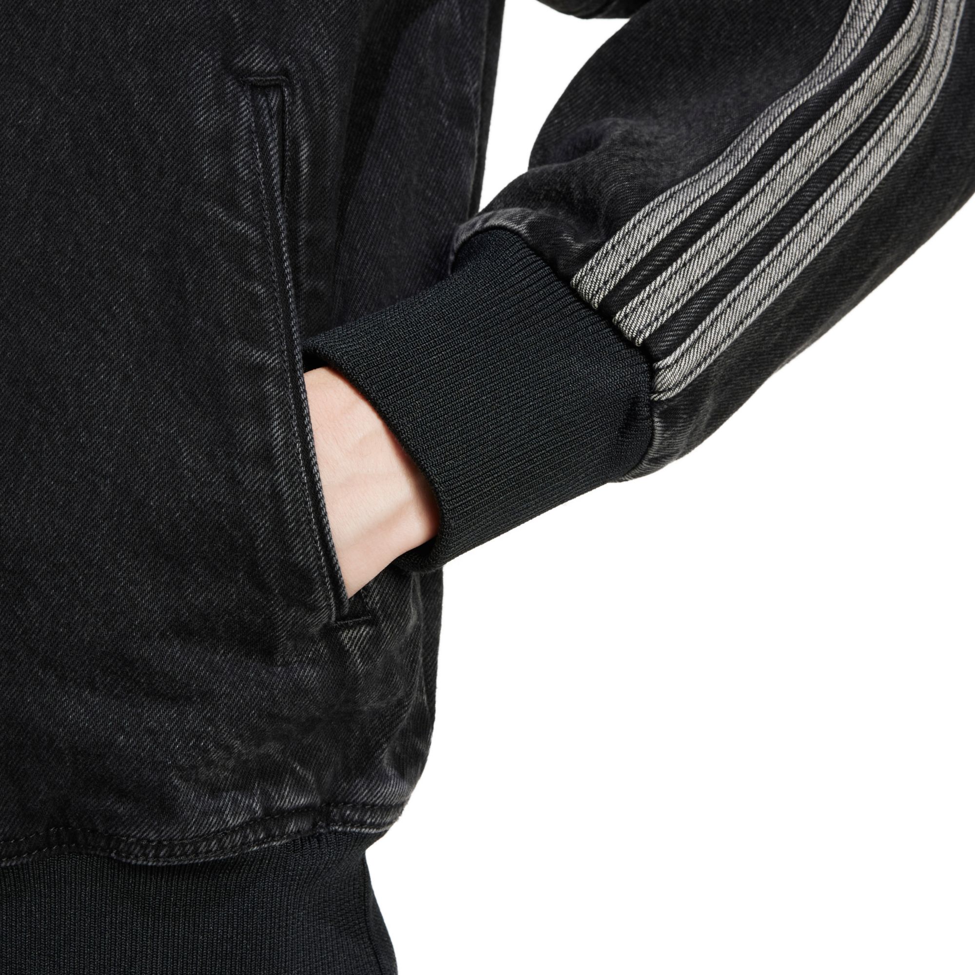 adidas Men's Trefoil Denim Firebird Jacket product image