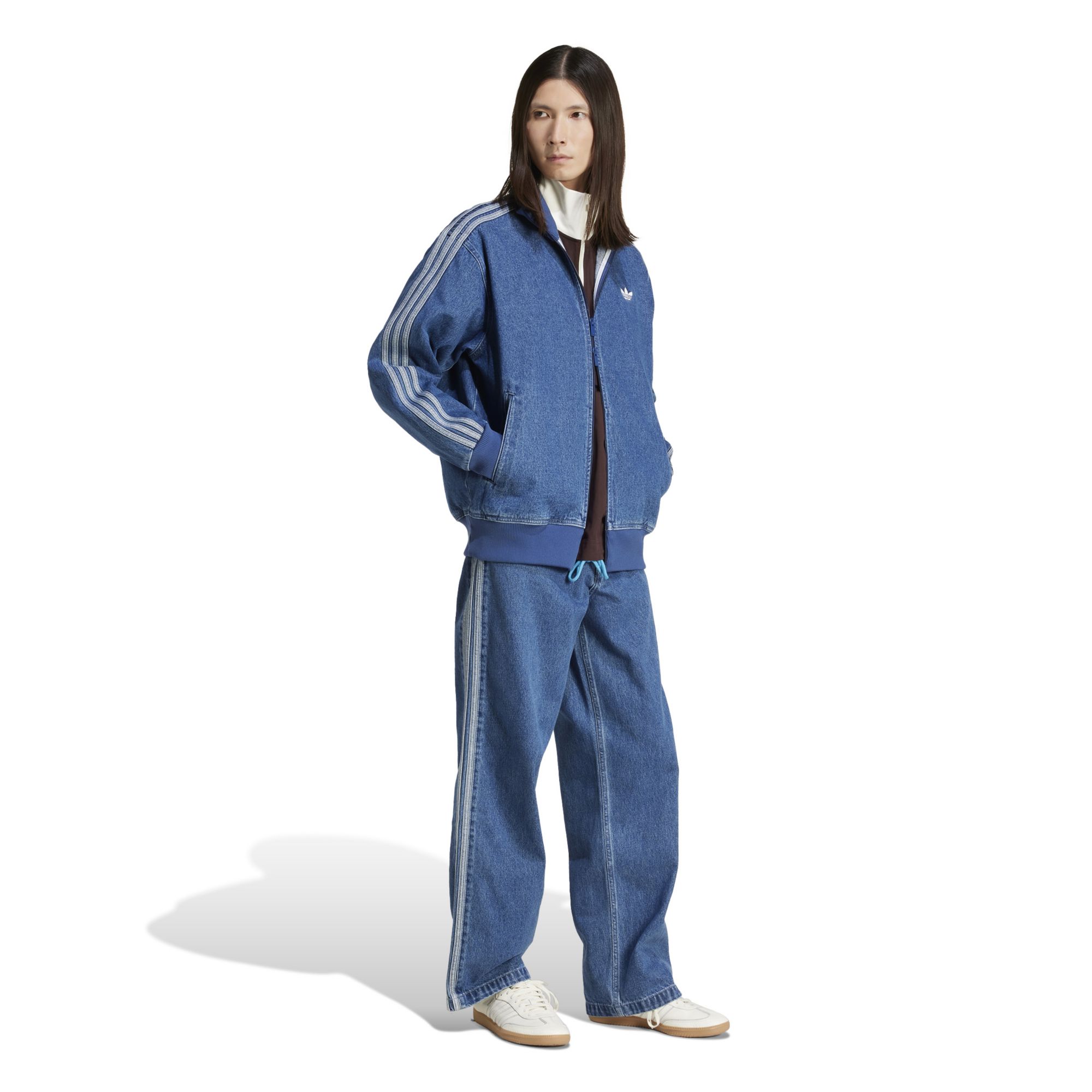 adidas Men's Trefoil Denim Firebird Pants product image