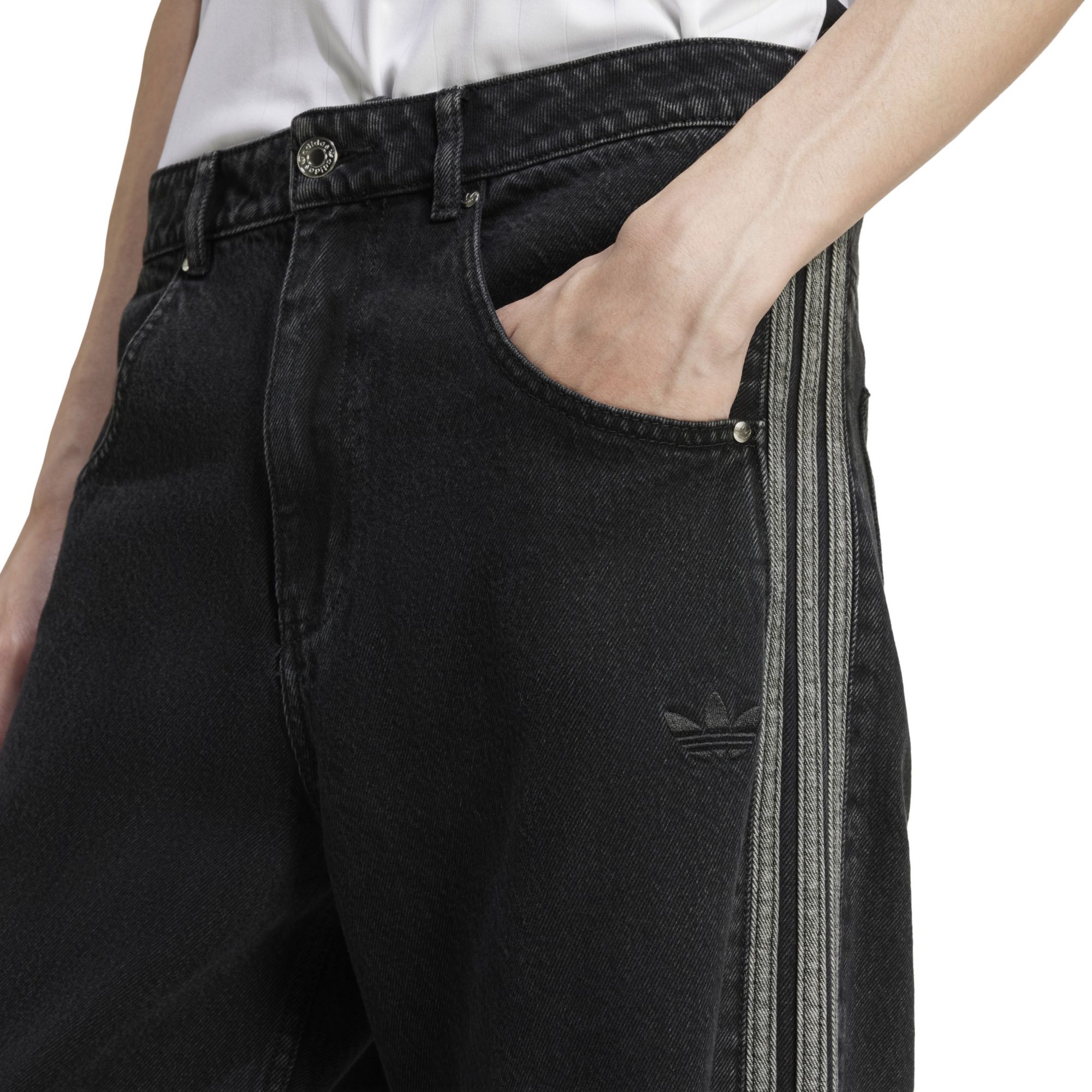 adidas Men's Trefoil Denim Firebird Pants product image